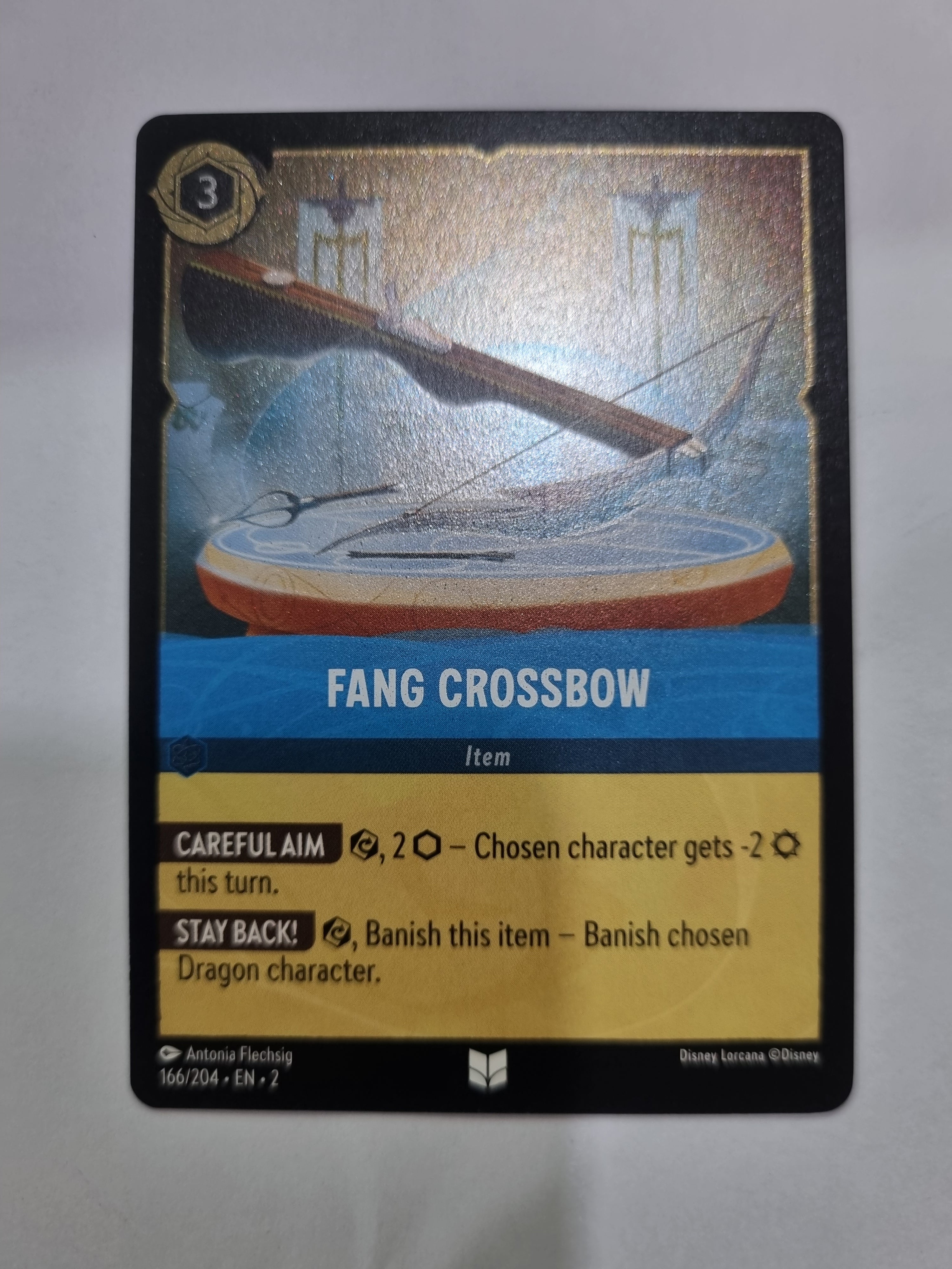 Lorcana - Floodborn - #166/204 - Coldfoil - Fang Crossbow - Uncommon