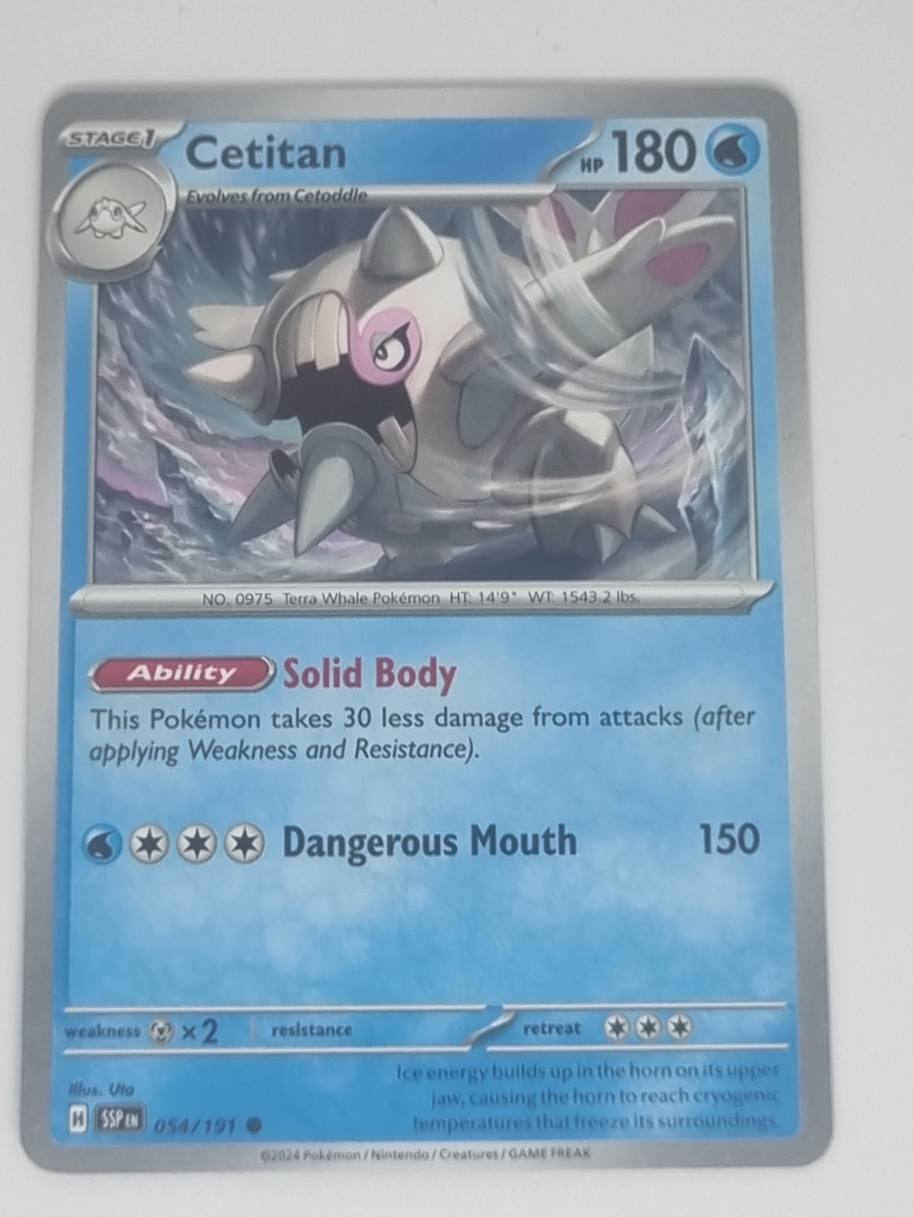 Pokemon TCG - Surging Sparks - #054/191 - Cetitan - Common