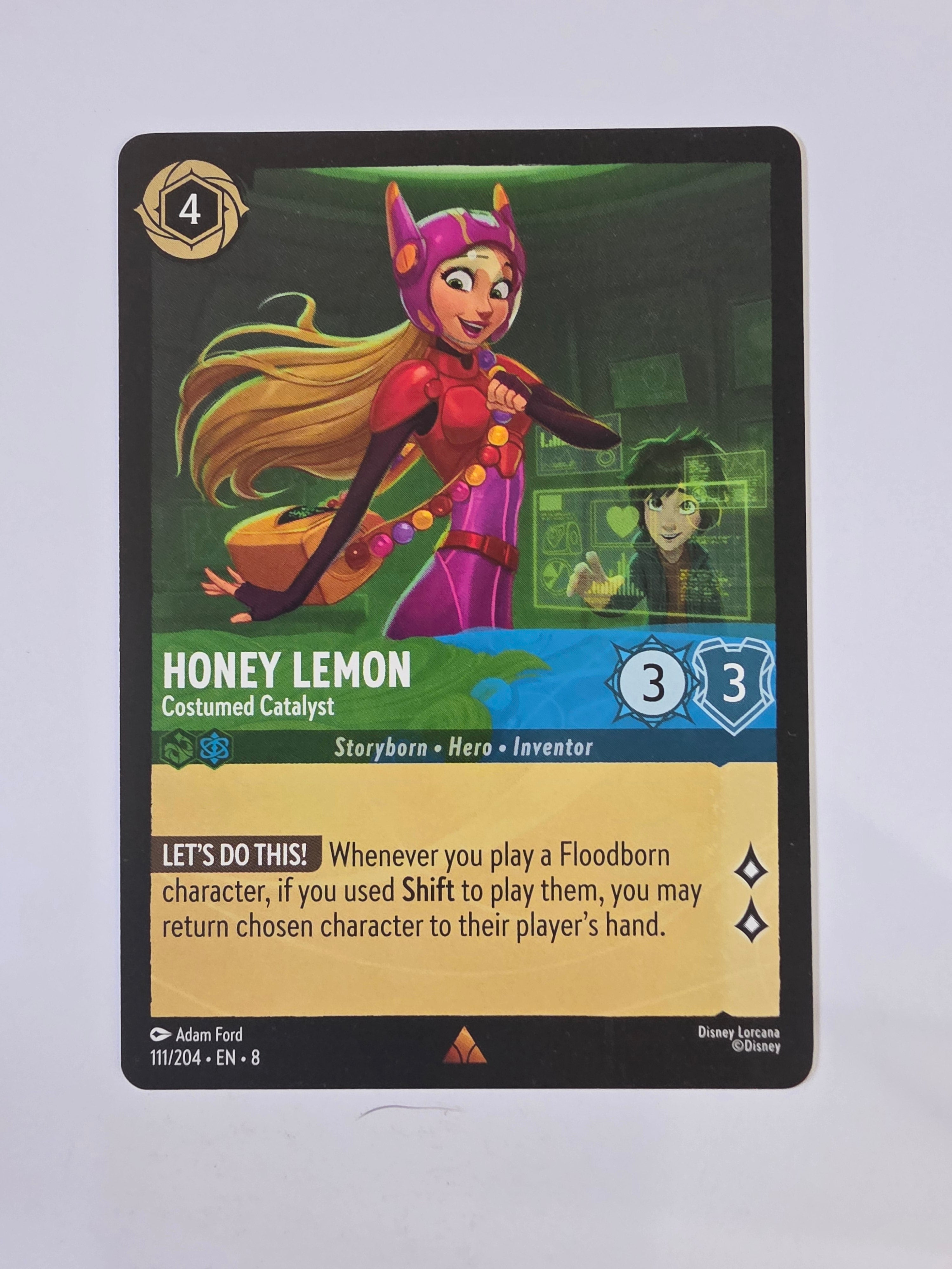 Disney Lorcana Reign of Jafar | Honey Lemon Costumed Catalyst | #111 | Rare