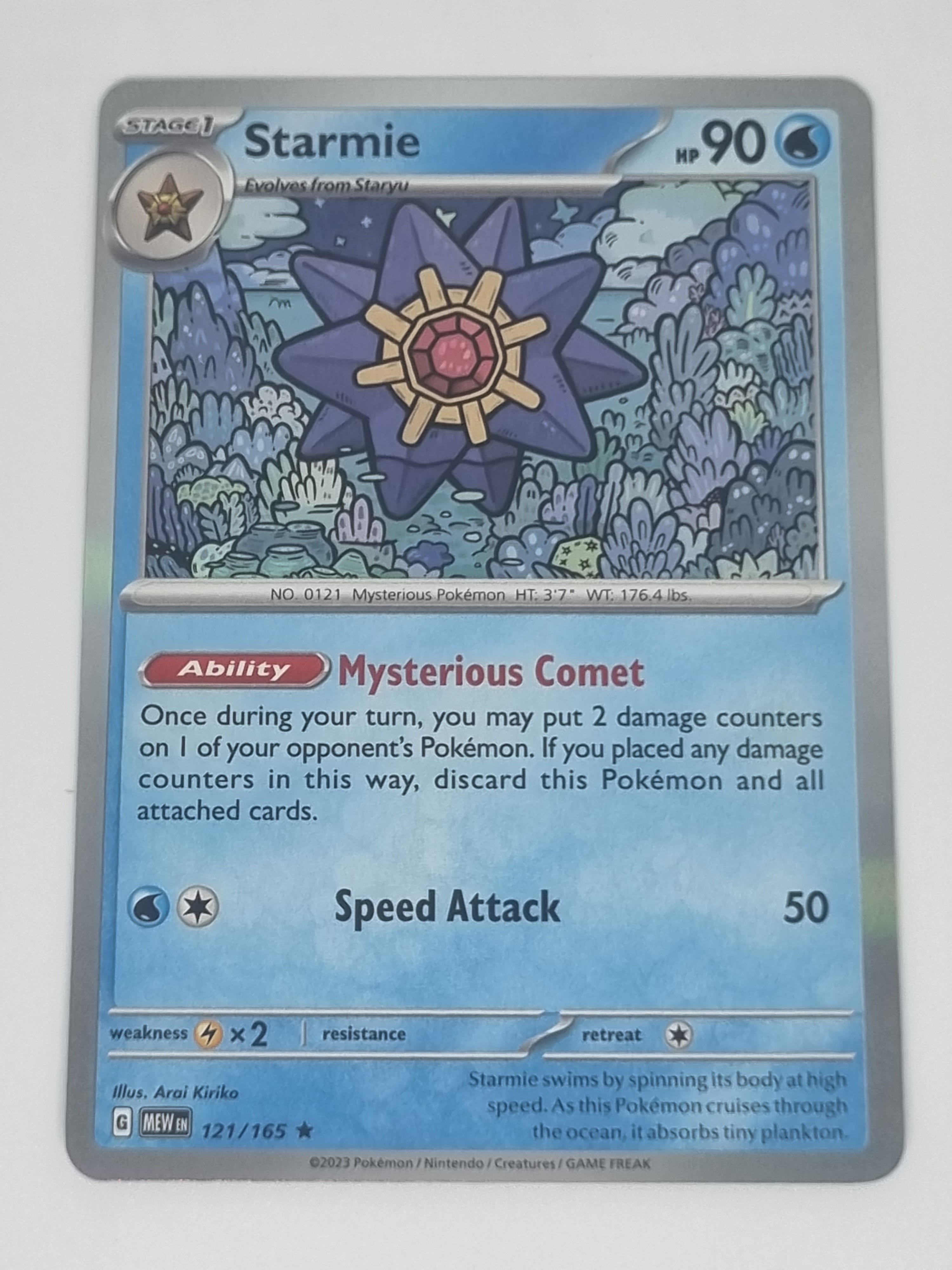 Pokemon TCG - Pokemon 151 - #121/165 - Starmie - Rare