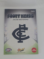 AFL Footy Stars 2025 | Footy Heads | #FH18 | J. Weitering | Carlton
