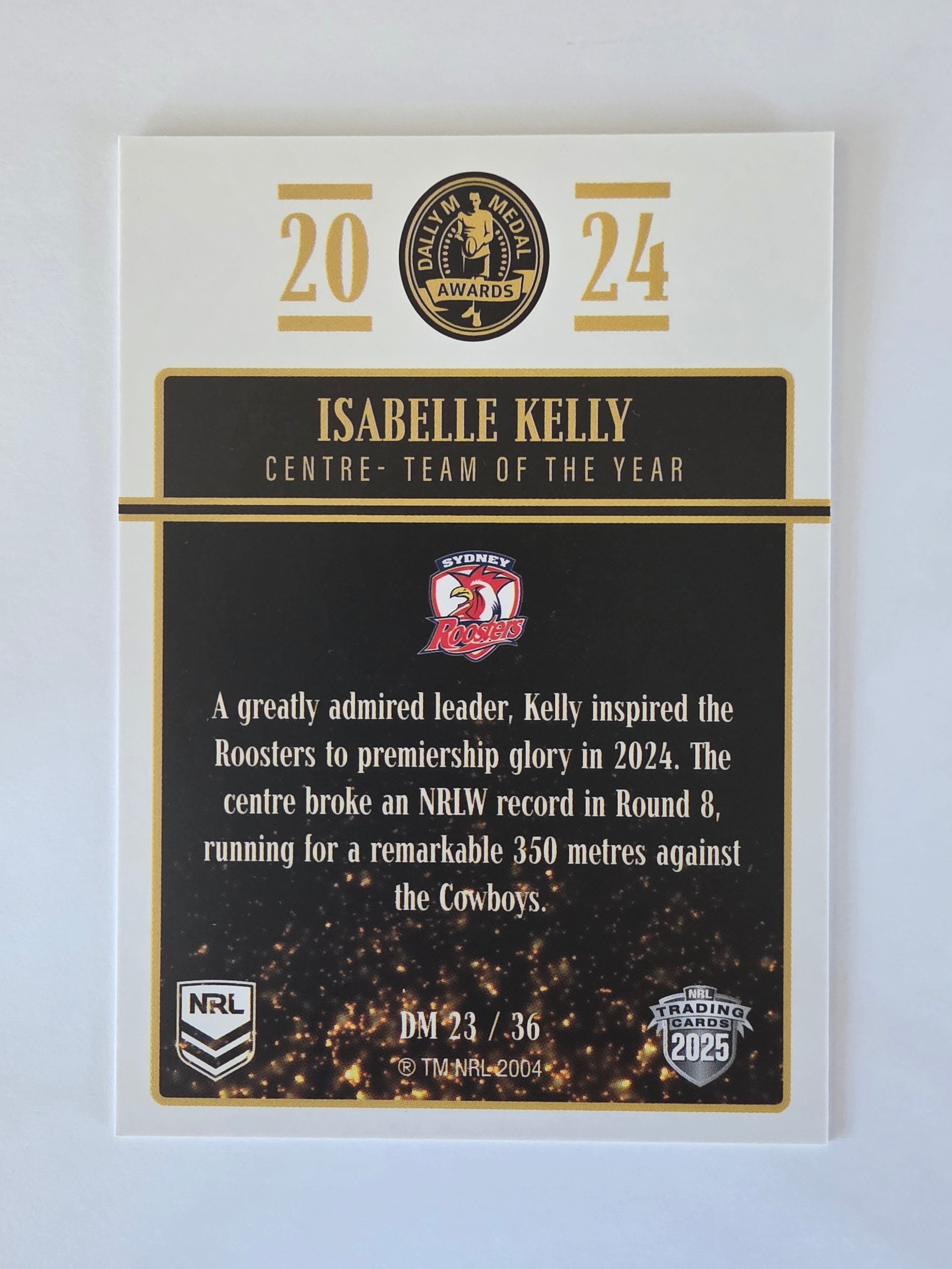 NRL 2025 Elite | 2024 Dally M Awards | #DM23 | Isabelle Kelly | Roosters