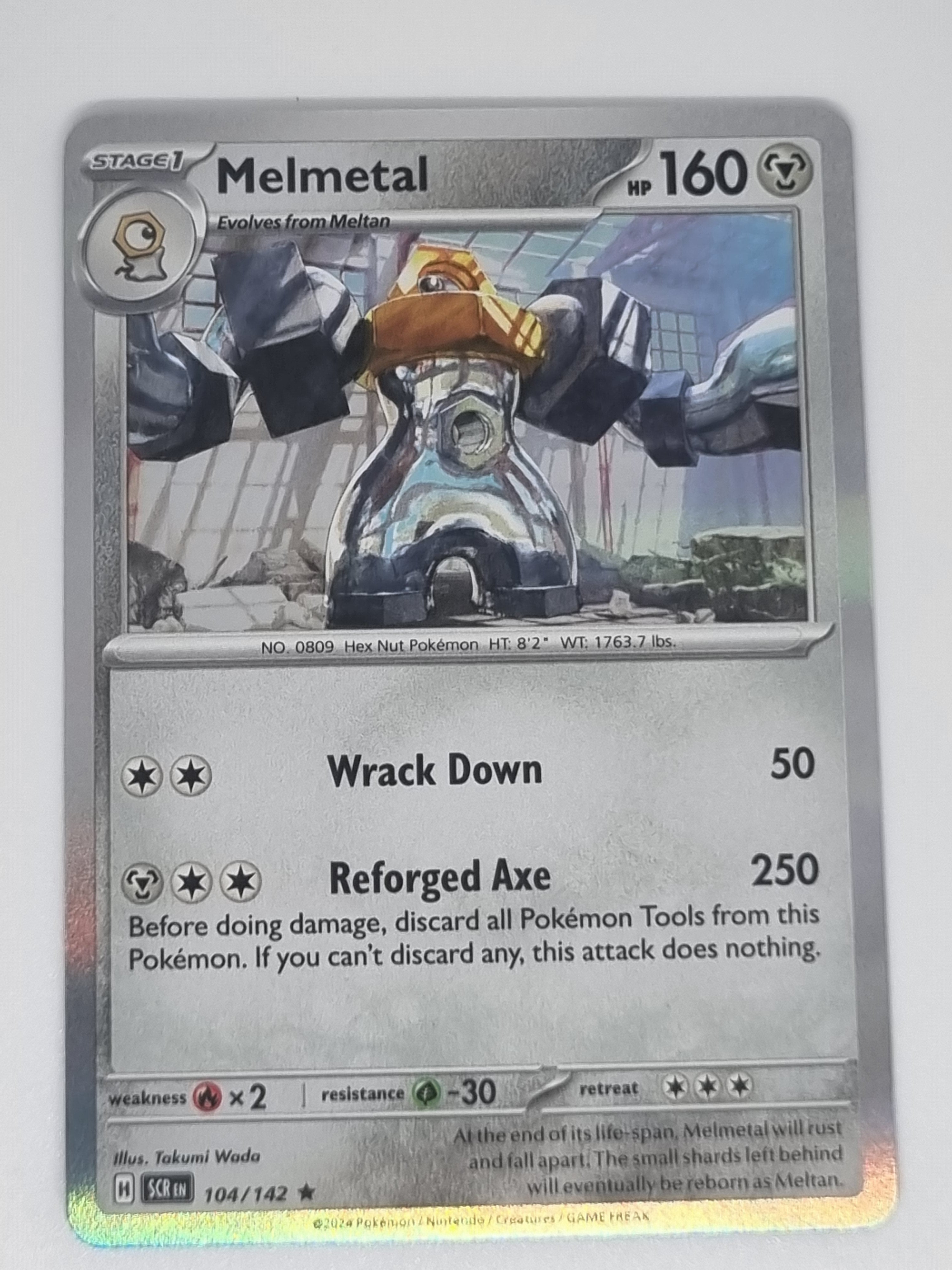 Pokemon TCG - Stellar Crown - #104/142 - Melmetal - Rare