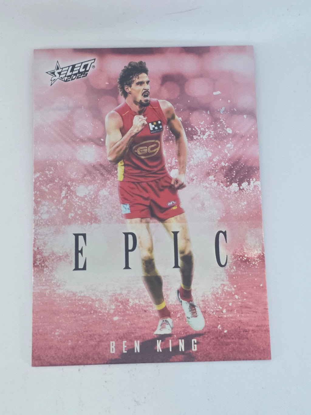 AFL Footy Stars 2025 | Epic Red | #ER43 | B. King | Gold Coast Suns