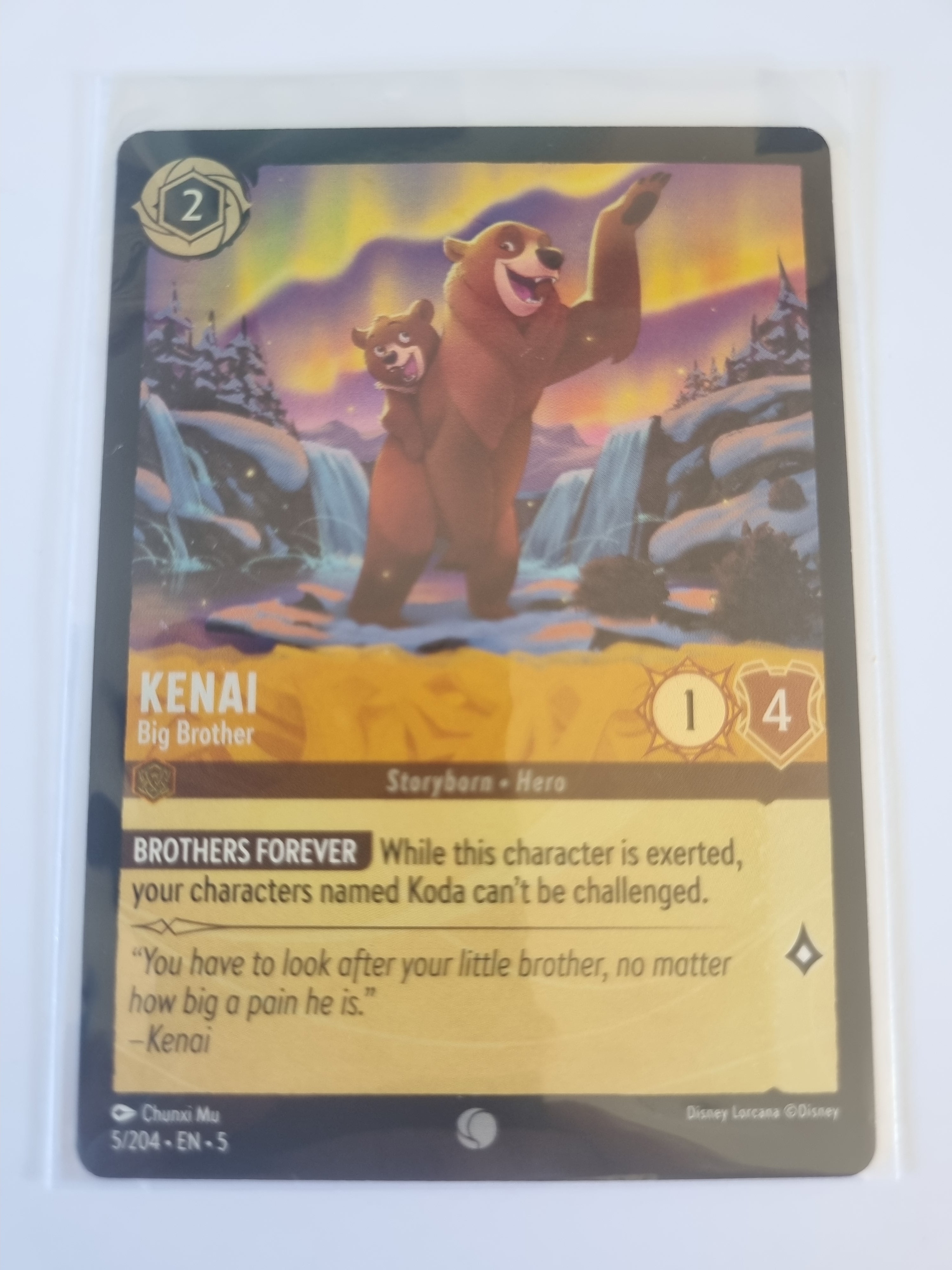 Shimmering Skies - Coldfoil - Kenai - Big Brother - 5/204 - Common