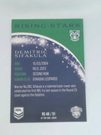 NRL 2025 Traders | Rising Stars | #RS48 | Demitric Sifakula | Warriors