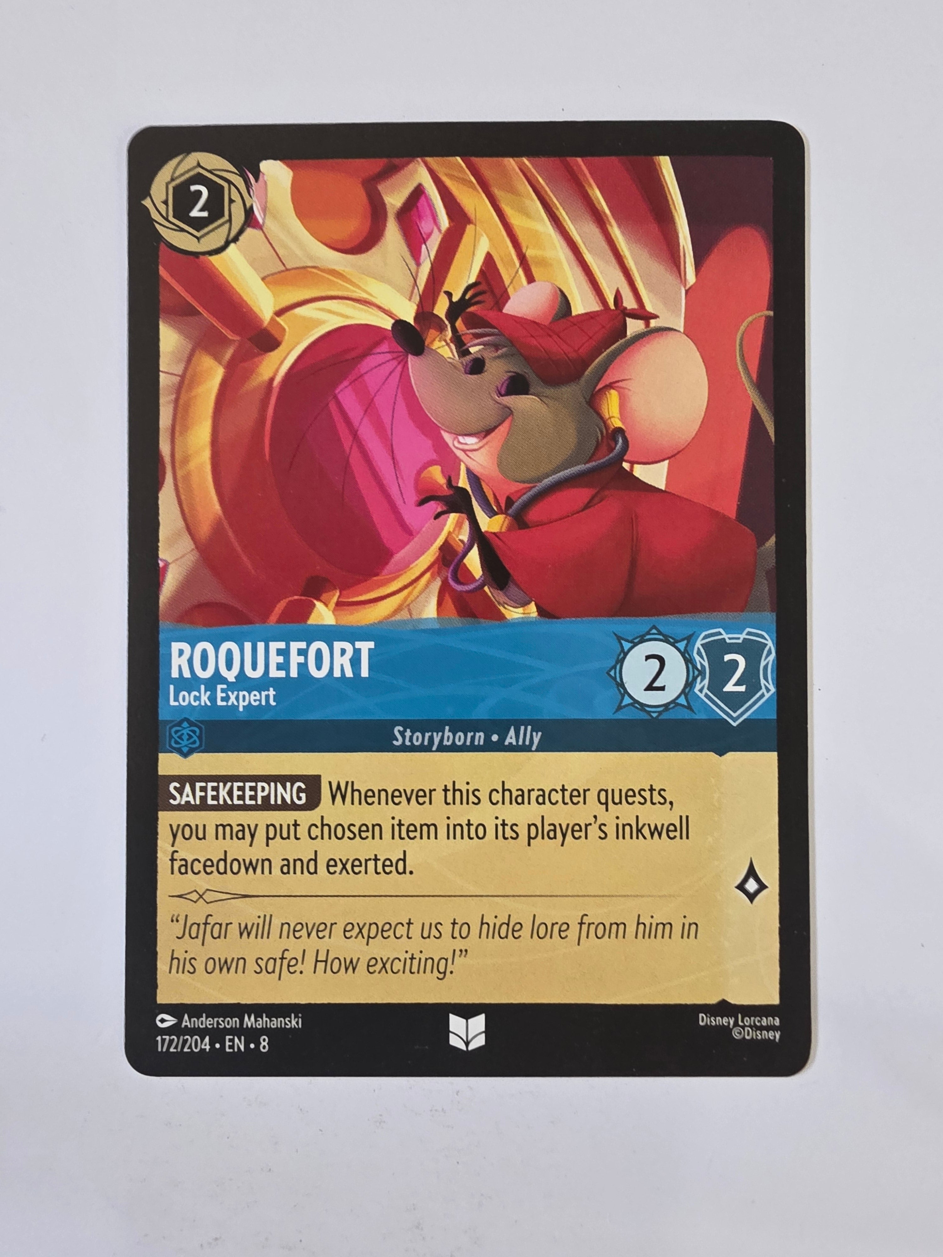 Disney Lorcana Reign of Jafar | Roquefort Lock Expert | #172 | Uncommon