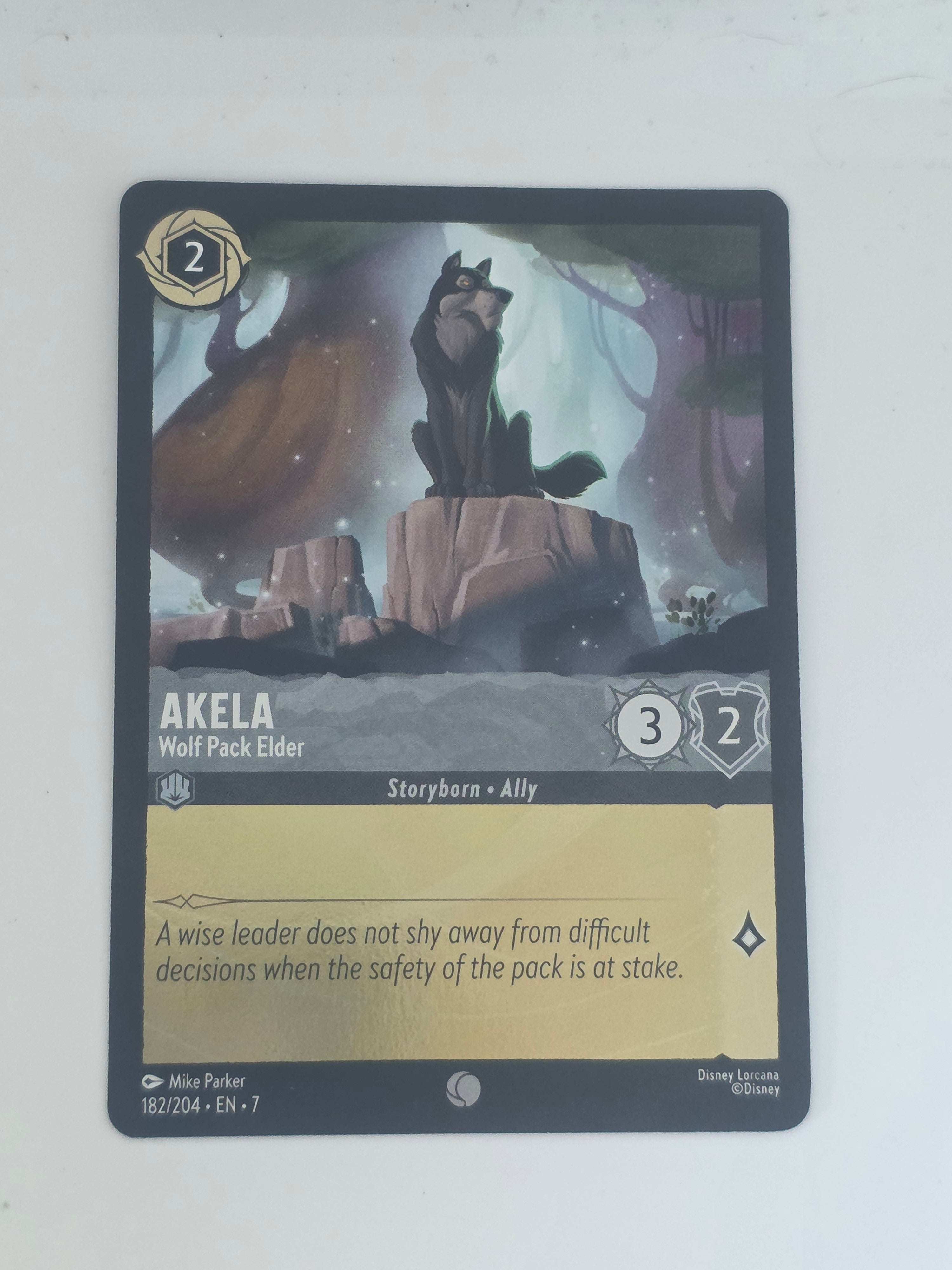 Lorcana | Archazia's Island COLDFOIL #182/204 | Akela - Wolf Pack Elder | Common