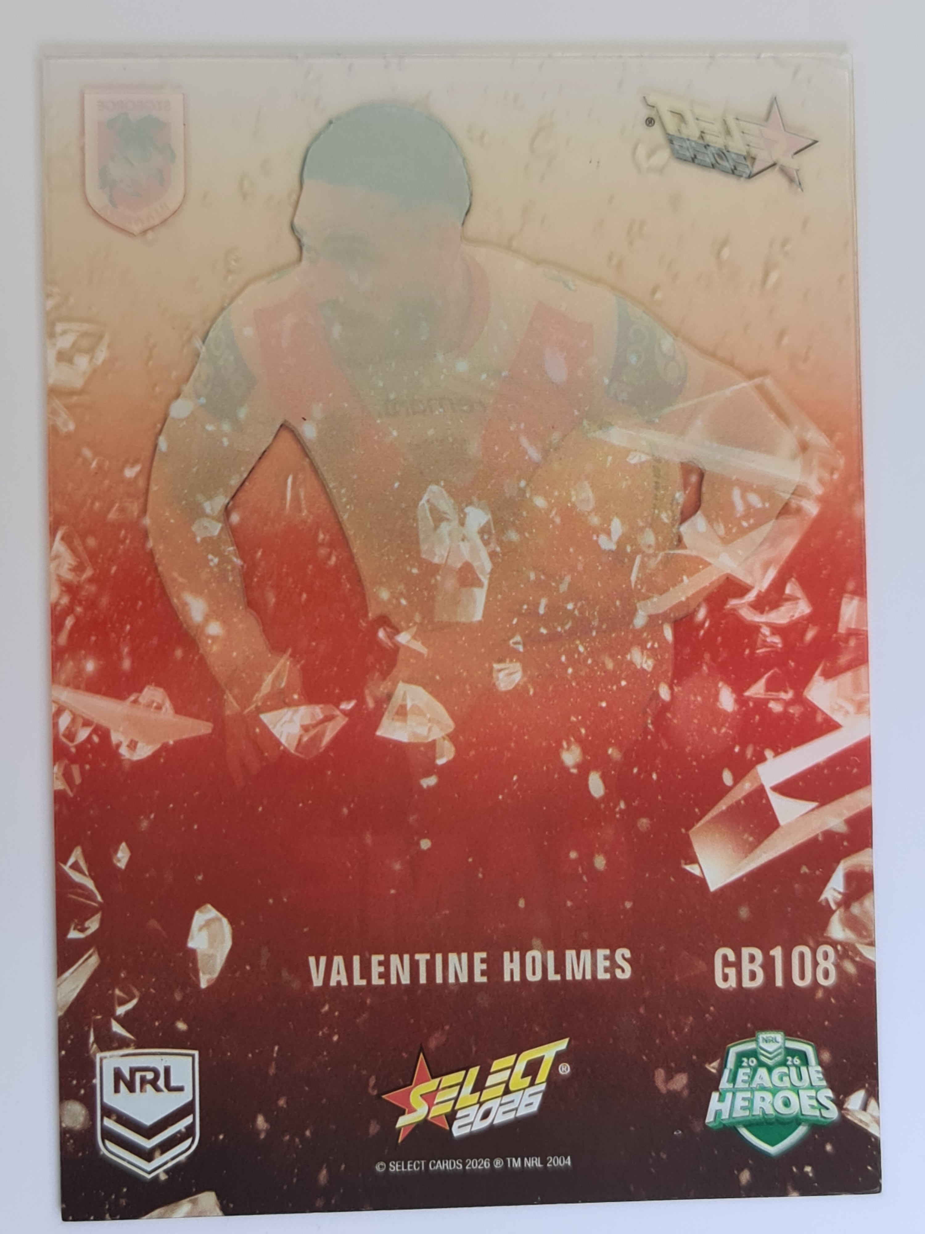 NRL 2026 League Heroes | Gamebreakers | #GB108 | Valentine Holmes | St George Illawarra Dragons