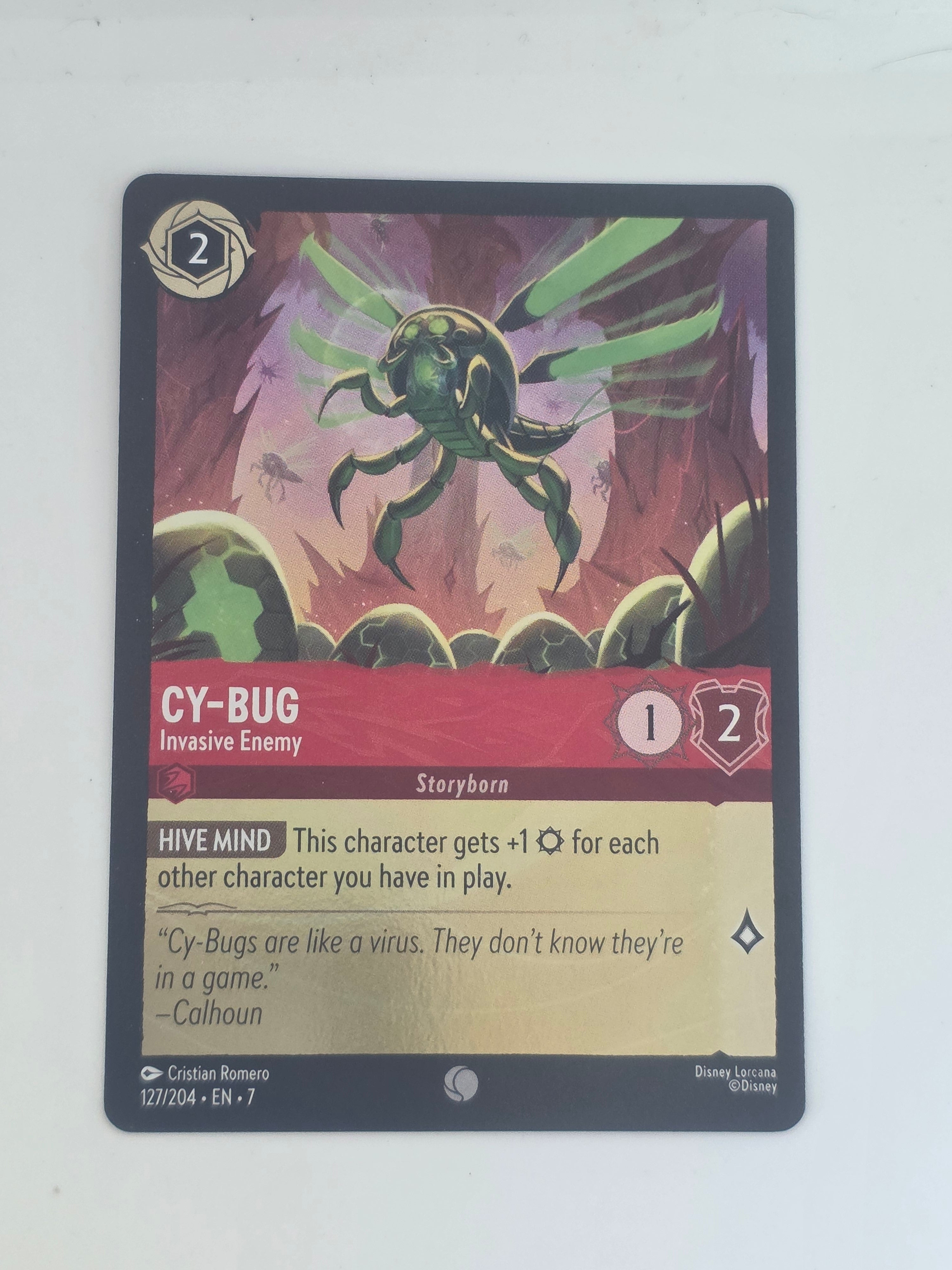 Lorcana | Archazia's Island COLDFOIL #127/204 | Cy-Bug - Invasive Enemy | Common