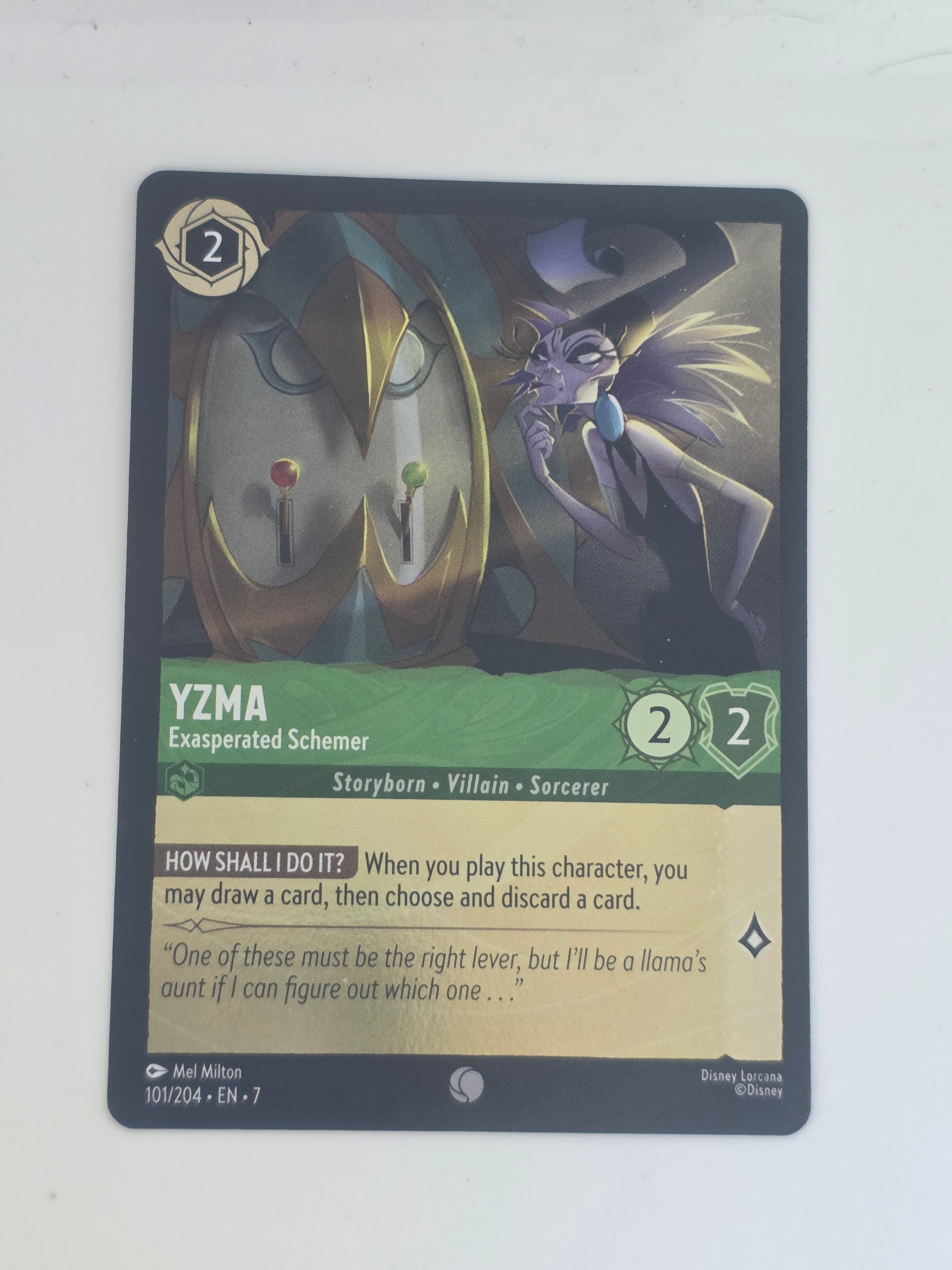 Lorcana | Archazia's Island COLDFOIL #101/204 Yzma Exasperated Schemer | Common