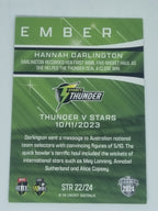 2024-25 LUXE Cricket - Season to Remember - #STR22 - Hannah Darlington - Thunder