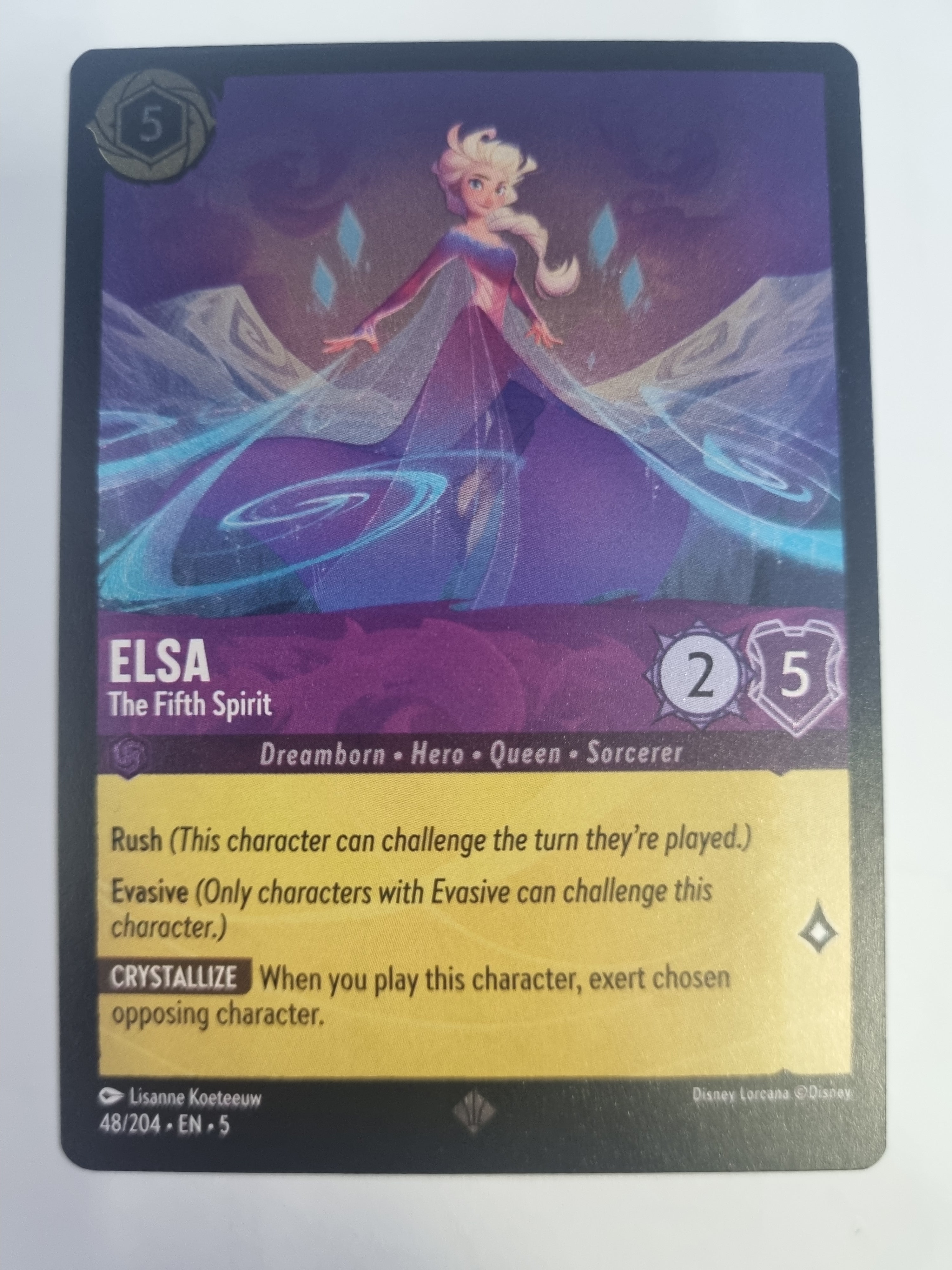 Shimmering Skies - Coldfoil - Elsa - The Fifth Spirit - 48/204 - Super Rare