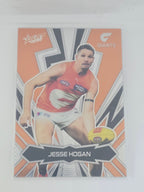 AFL Footy Stars 2025 Luminous Thunderbolt Gold #LT91 J. Hogan GWS #355/399