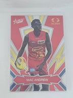 AFL Footy Stars 2025 Luminous Thunderbolt Gold #LT98 M. Andrew Suns #198/399