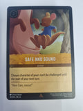 Lorcana Azurite Sea - COLDFOIL - Safe and Sound - 30/204 - Rare