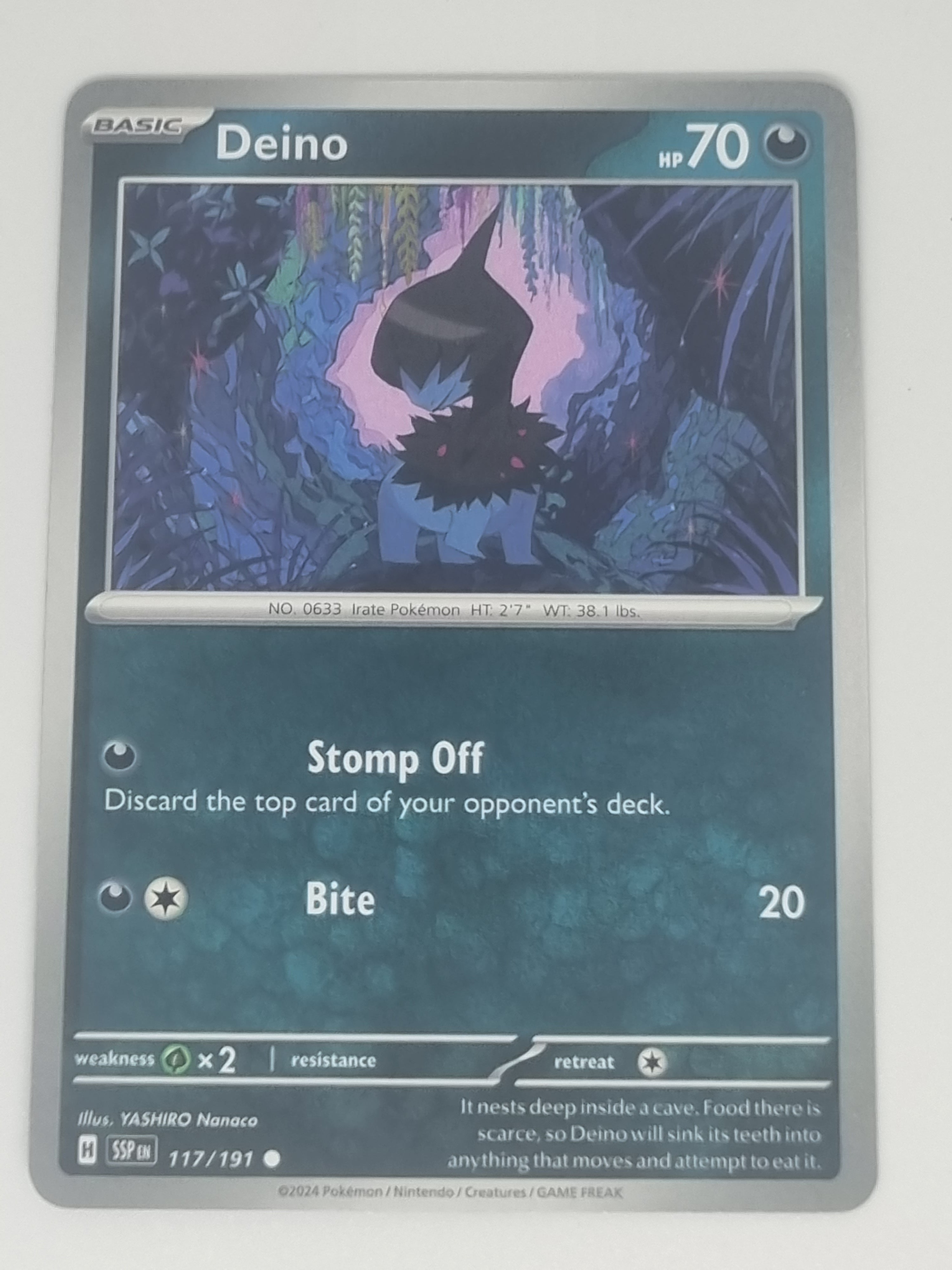 Pokemon TCG - Surging Sparks - #117/191 - Deino - Common