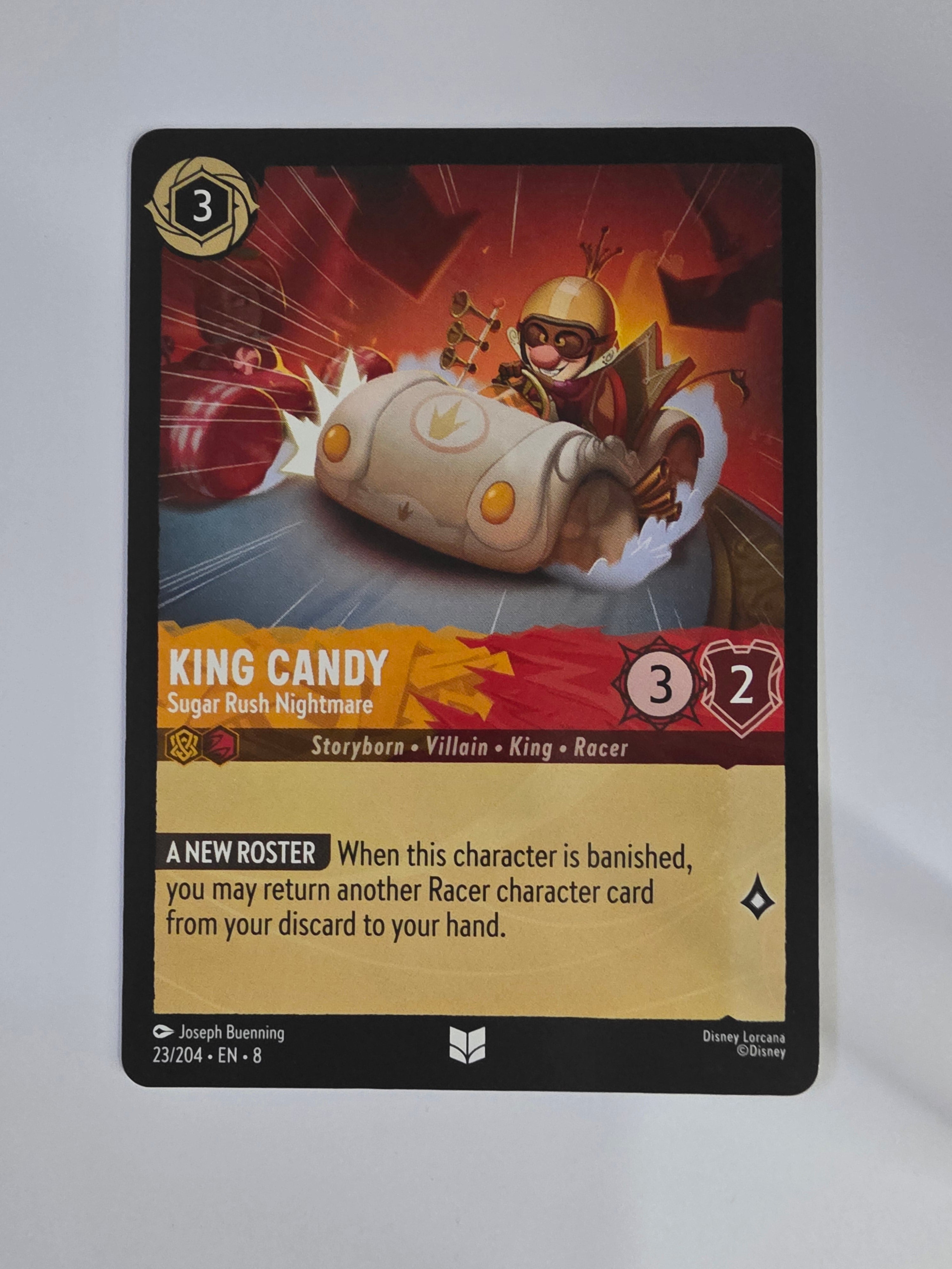 Disney Lorcana Reign of Jafar | King Candy Sugar Rush Nightmare | #023 | Uncommon