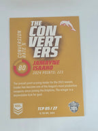 NRL 2025 Traders Titanium| Converters Parallel #TCP5 | Jamayne Isaako | Dolphins