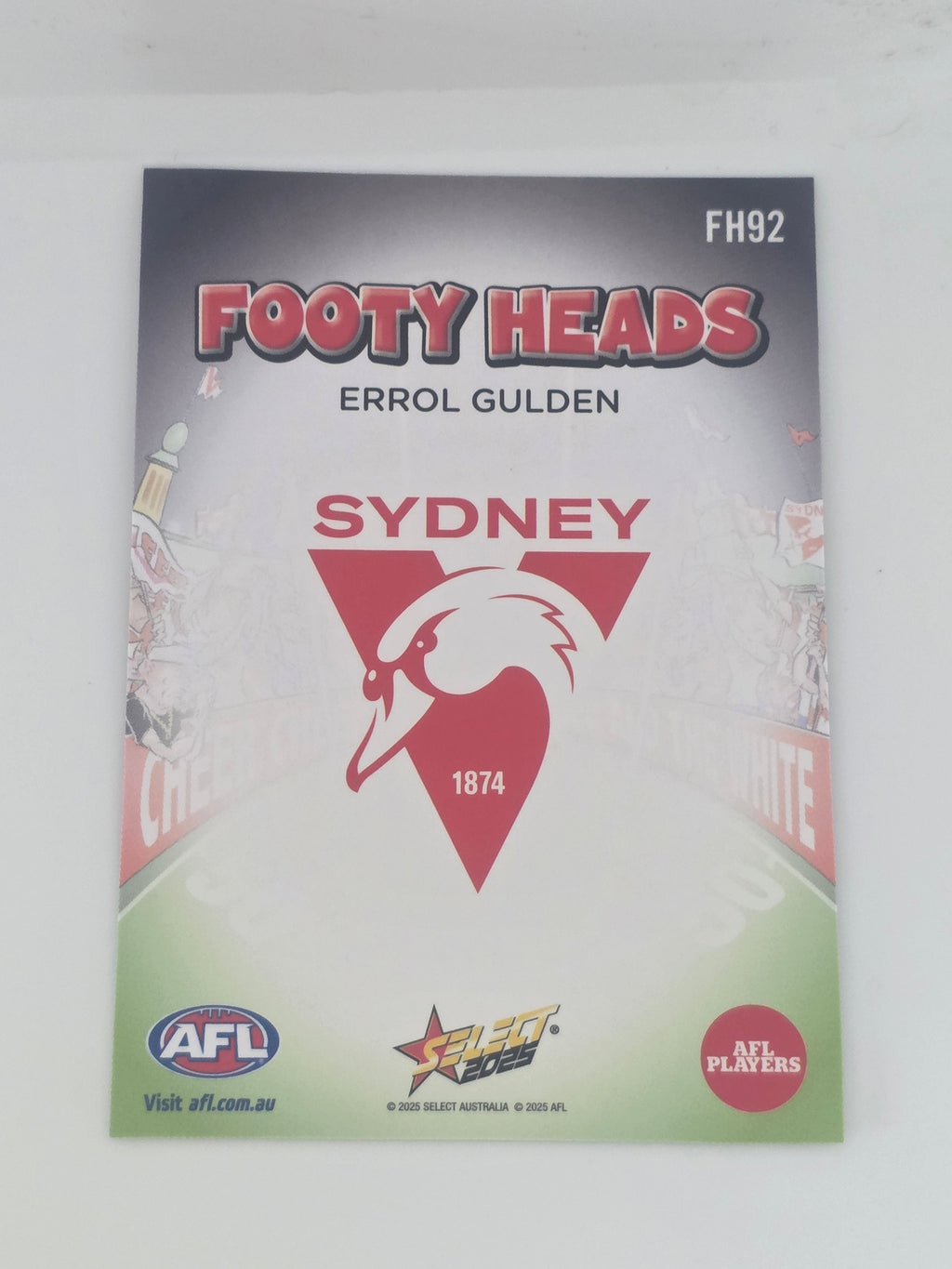 AFL Footy Stars 2025 | Footy Heads | #FH92 | E. Gulden | Sydney Swans