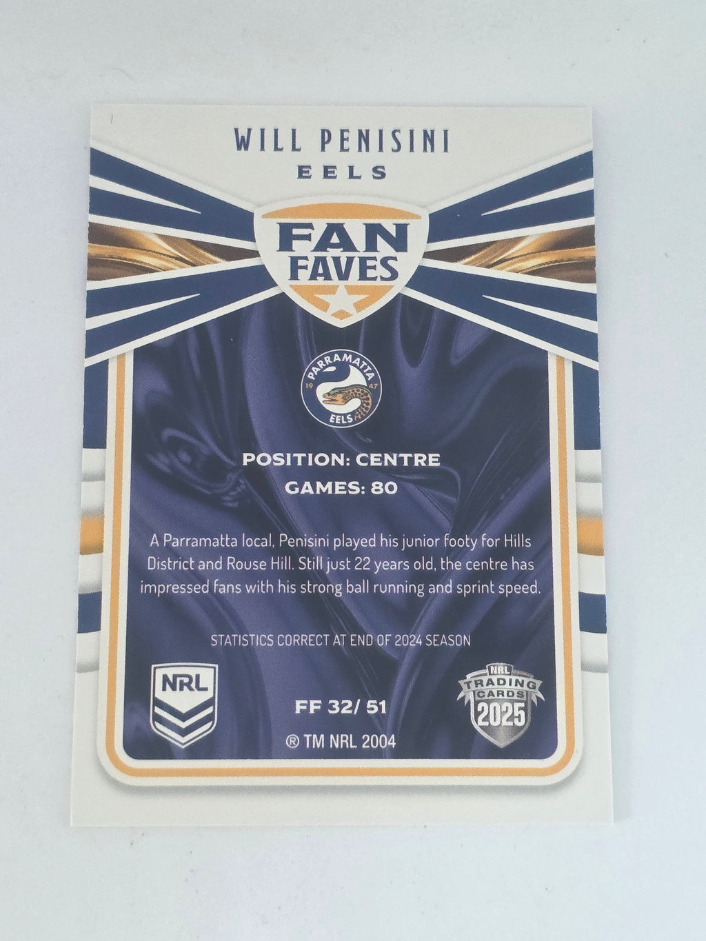 NRL 2025 Traders | Fan Favourites | #FF32 | Will Penisini | Eels