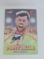 AFL Footy Stars 2025 | Footy Heads | #FH43 | B. Daniels | GWS Giants