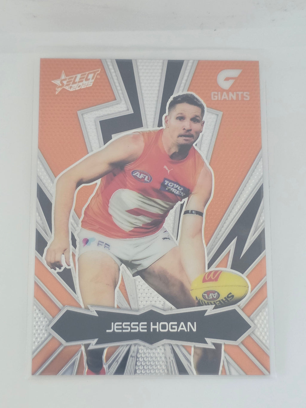AFL Footy Stars 2025 Luminous Thunderbolt Gold #LT91 J. Hogan GWS #068/399