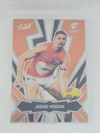 AFL Footy Stars 2025 Luminous Thunderbolt Gold #LT91 J. Hogan GWS #068/399