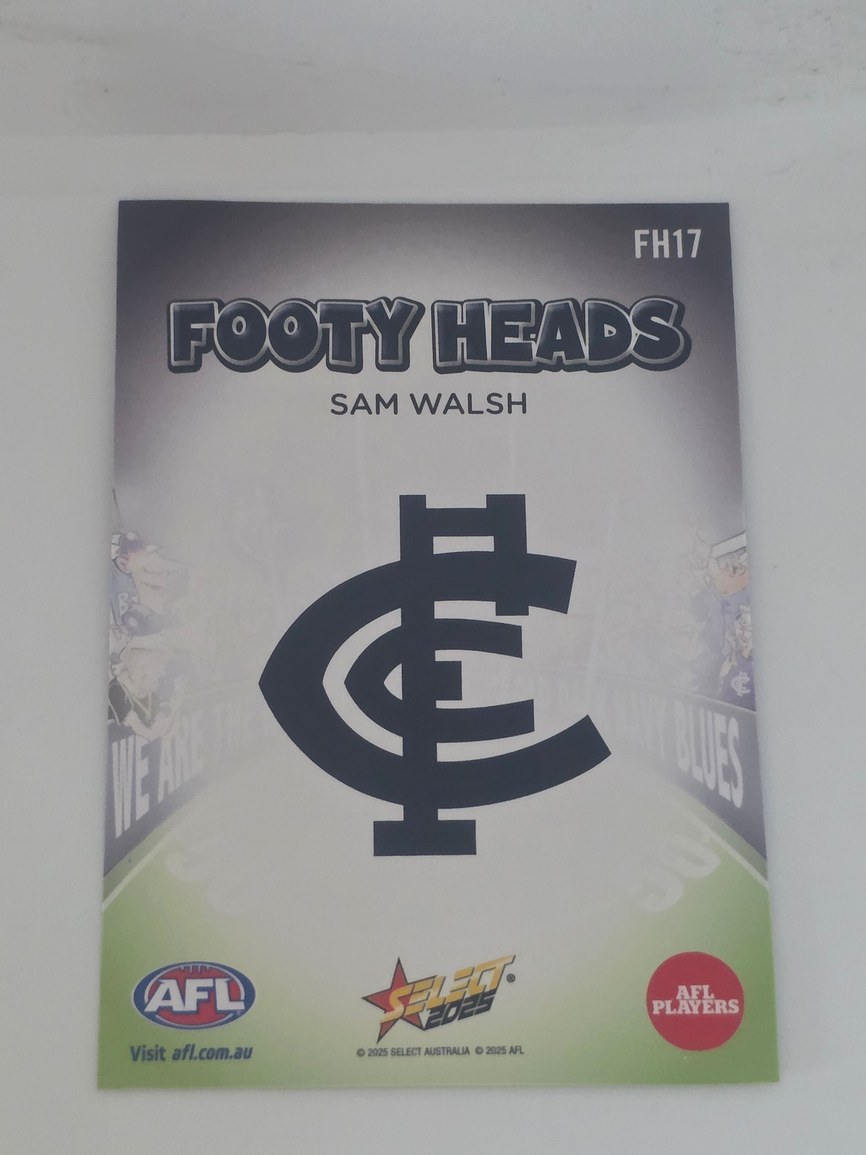 AFL Footy Stars 2025 | Footy Heads | #FH17 | S. Walsh | Carlton