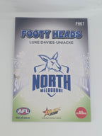 AFL Footy Stars 2025 | Footy Heads | #FH67 | L. Davies-Uniacke | North Melbourne