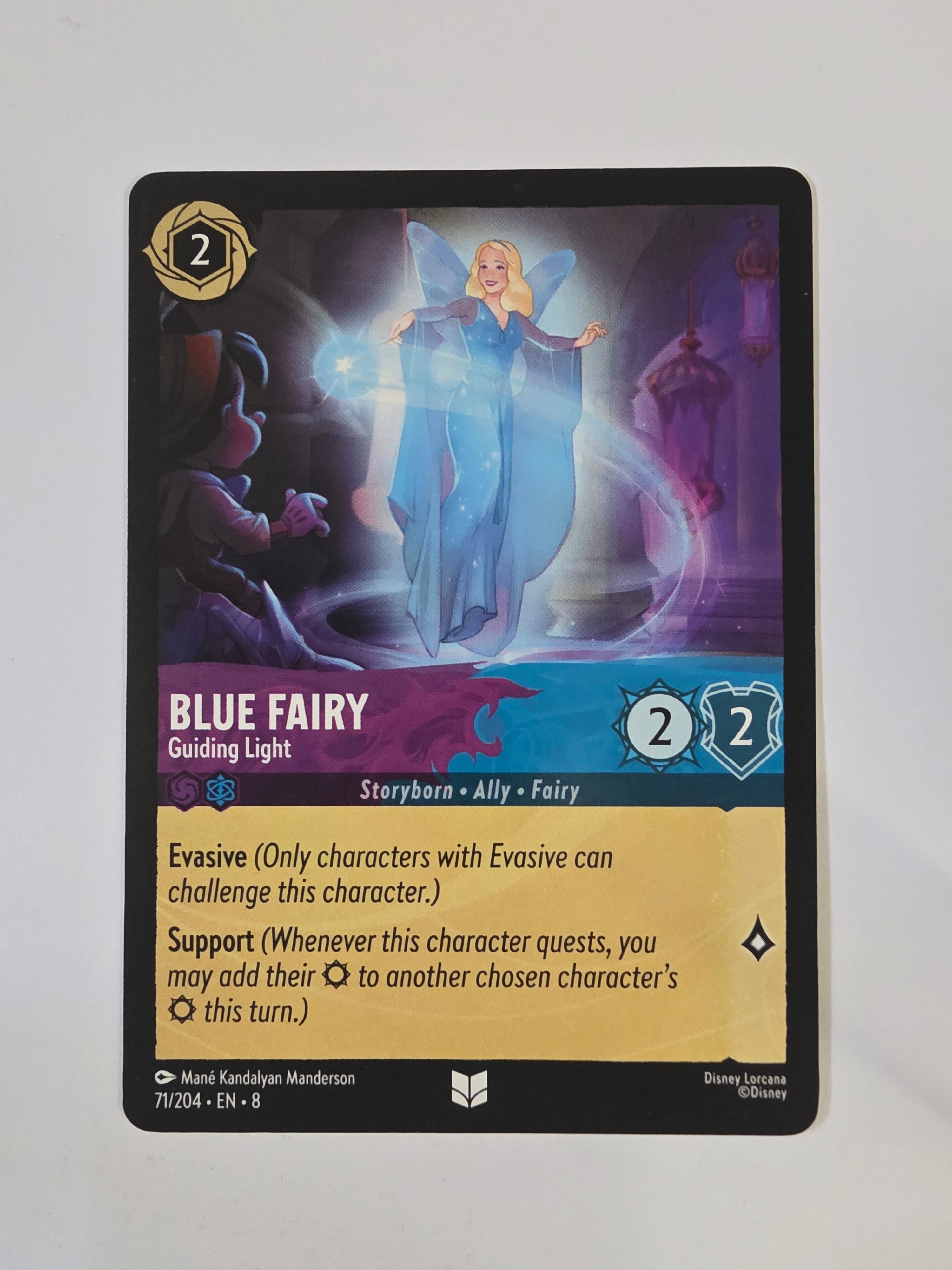 Disney Lorcana Reign of Jafar | Blue Fairy Guiding Light | #071 | Uncommon
