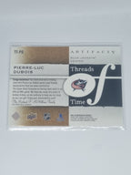 2021-22 Hockey Artifacts Threads of Time #TT-PD Pierre-Luc Dubois - Blue Jackets