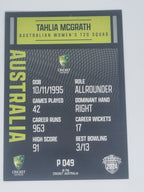 2024-25 LUXE Cricket Traders - Parallel - #P049 - Tahlia McGrath - Aust T20