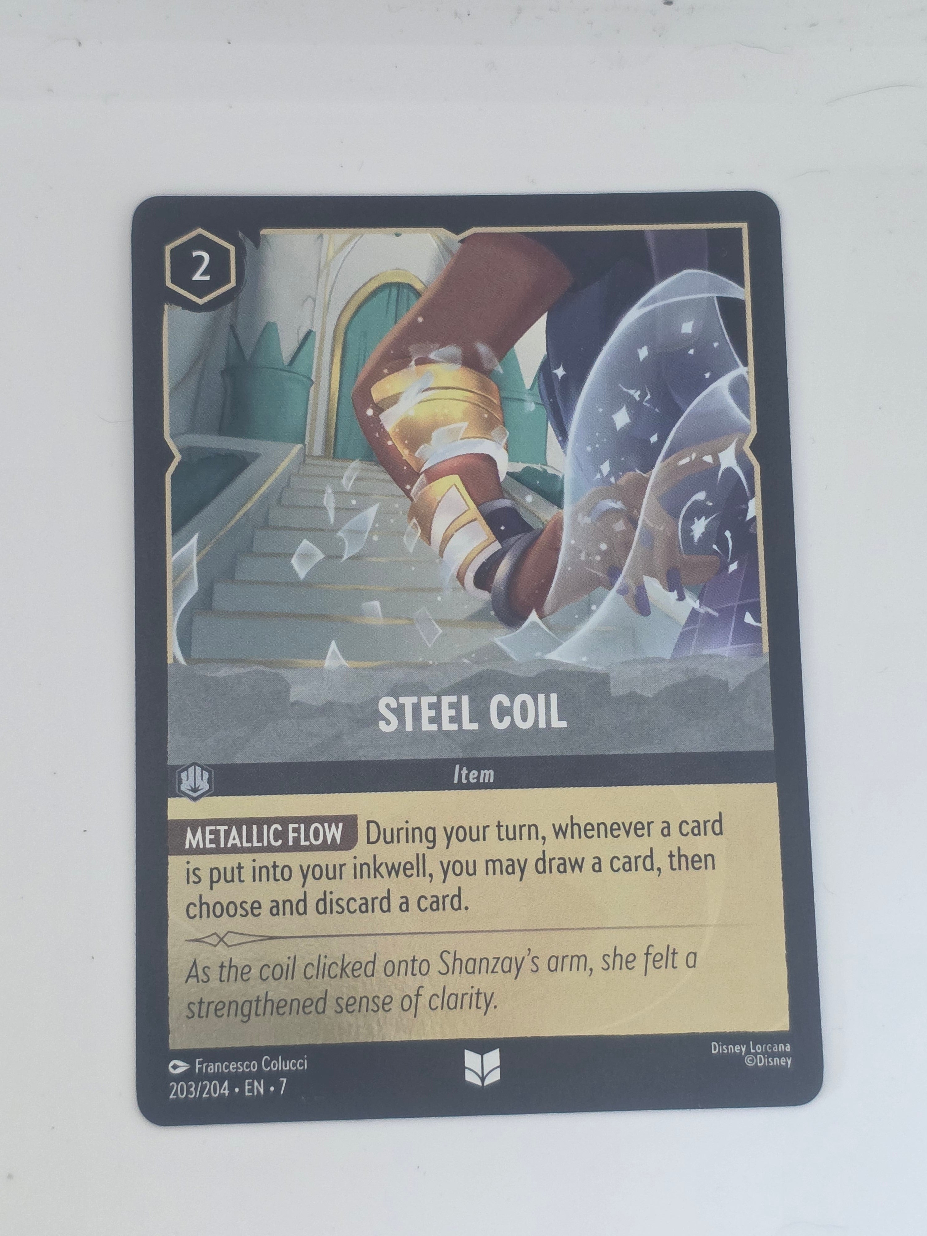 Lorcana | Archazia's Island | COLDFOIL | #203/204 | Steel Coil | U/C