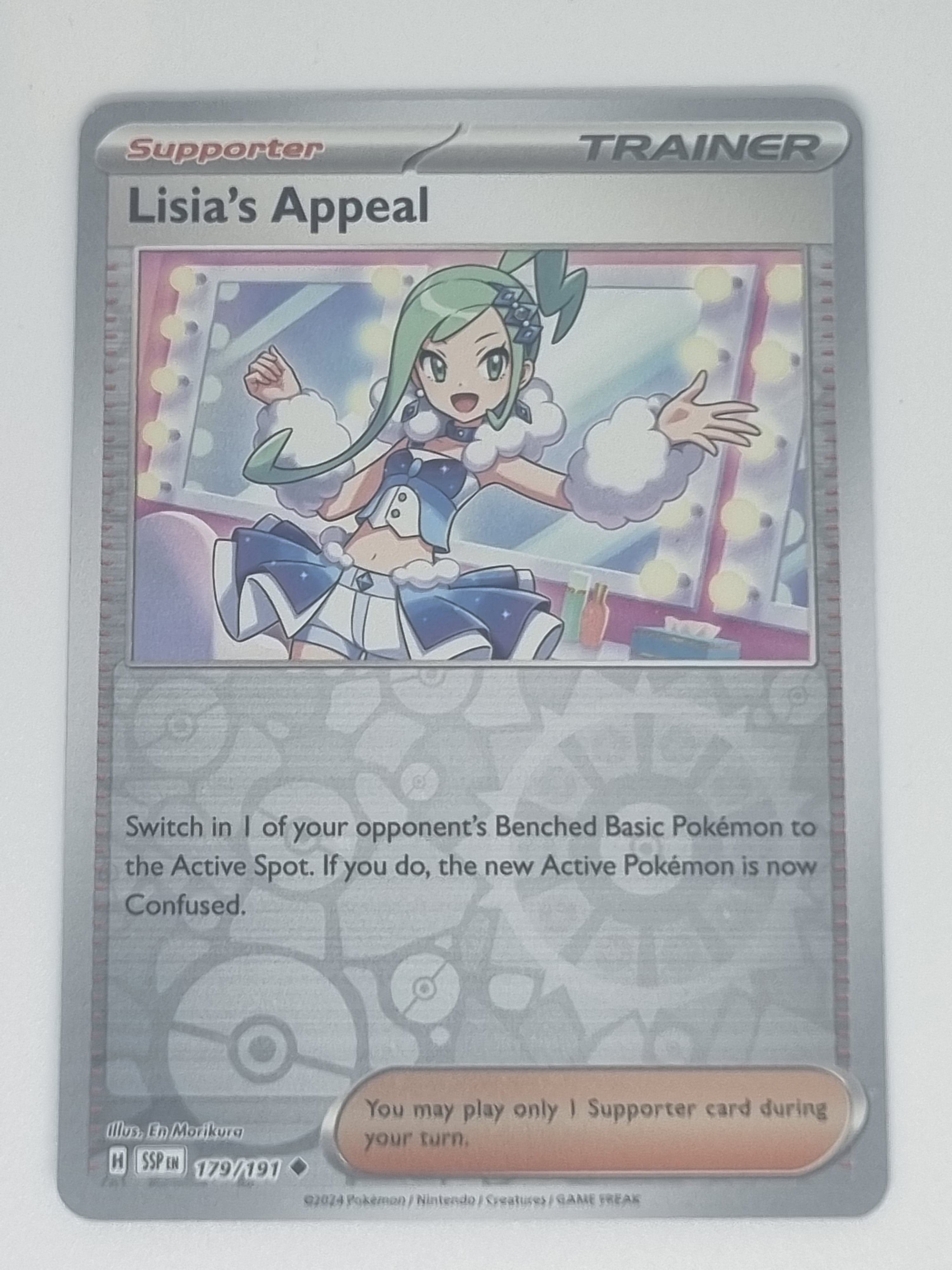 Pokemon TCG - Surging Sparks - #179/191 - Reverse Holo - Lisia's Appeal Uncommon