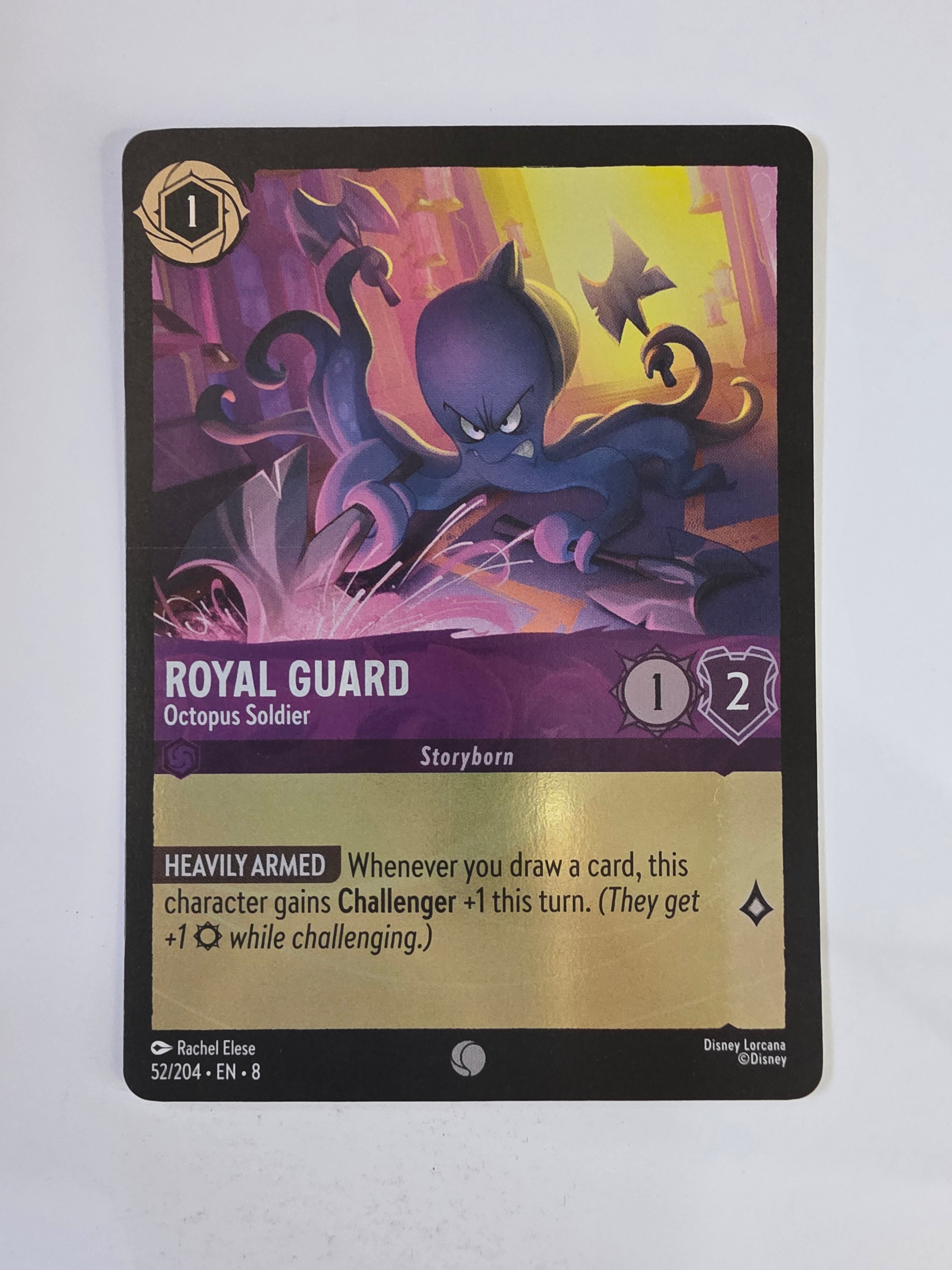 Disney Lorcana Reign of Jafar | Coldfoil | Royal Guard Octopus Soldier | #052 | Common