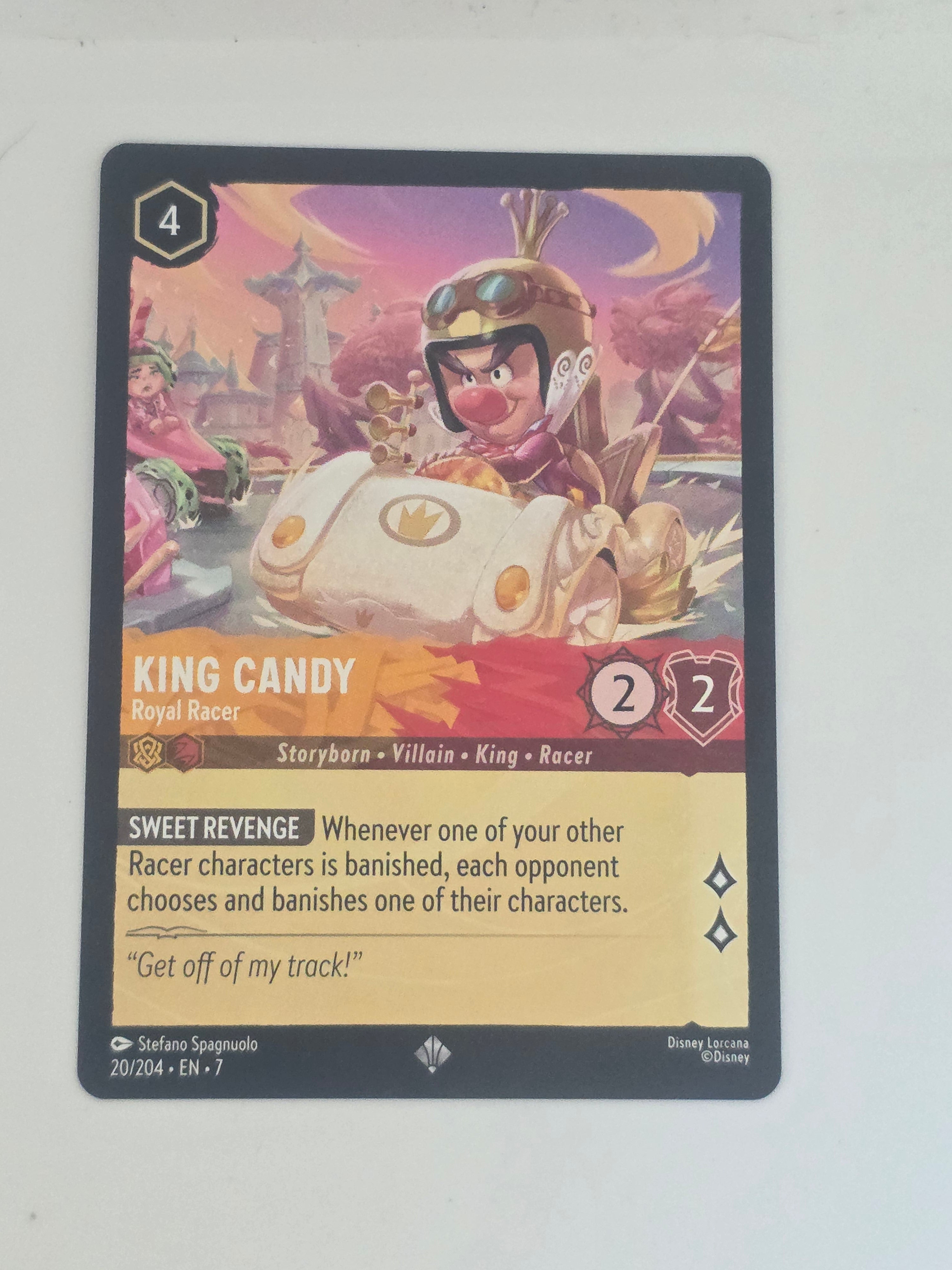 Lorcana | Archazia's Island | #20/204 | King Candy - Royal Racer | Super Rare