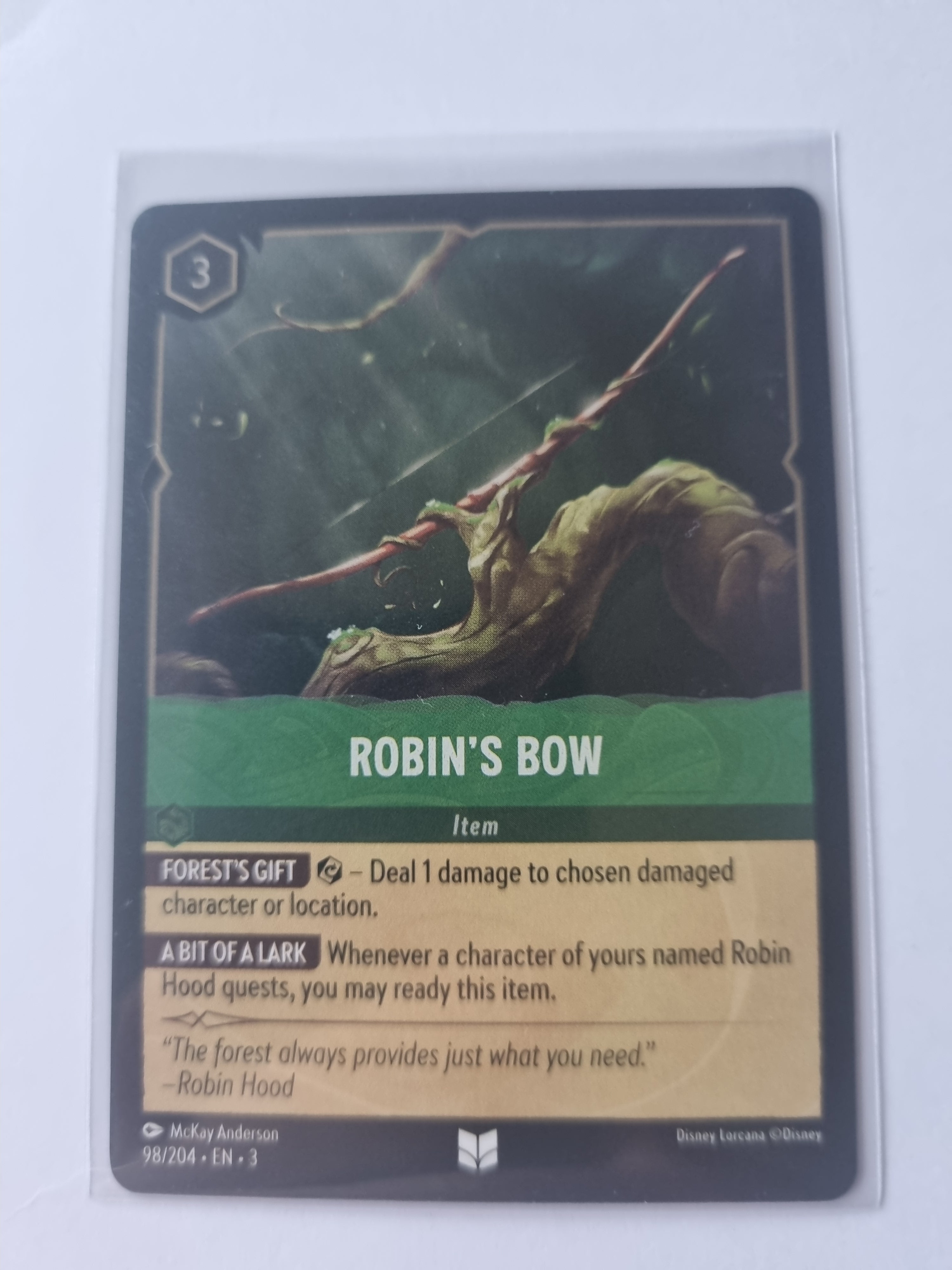 Into the Inklands - Coldfoil - Robin's Bow - 098/204 - Uncommon