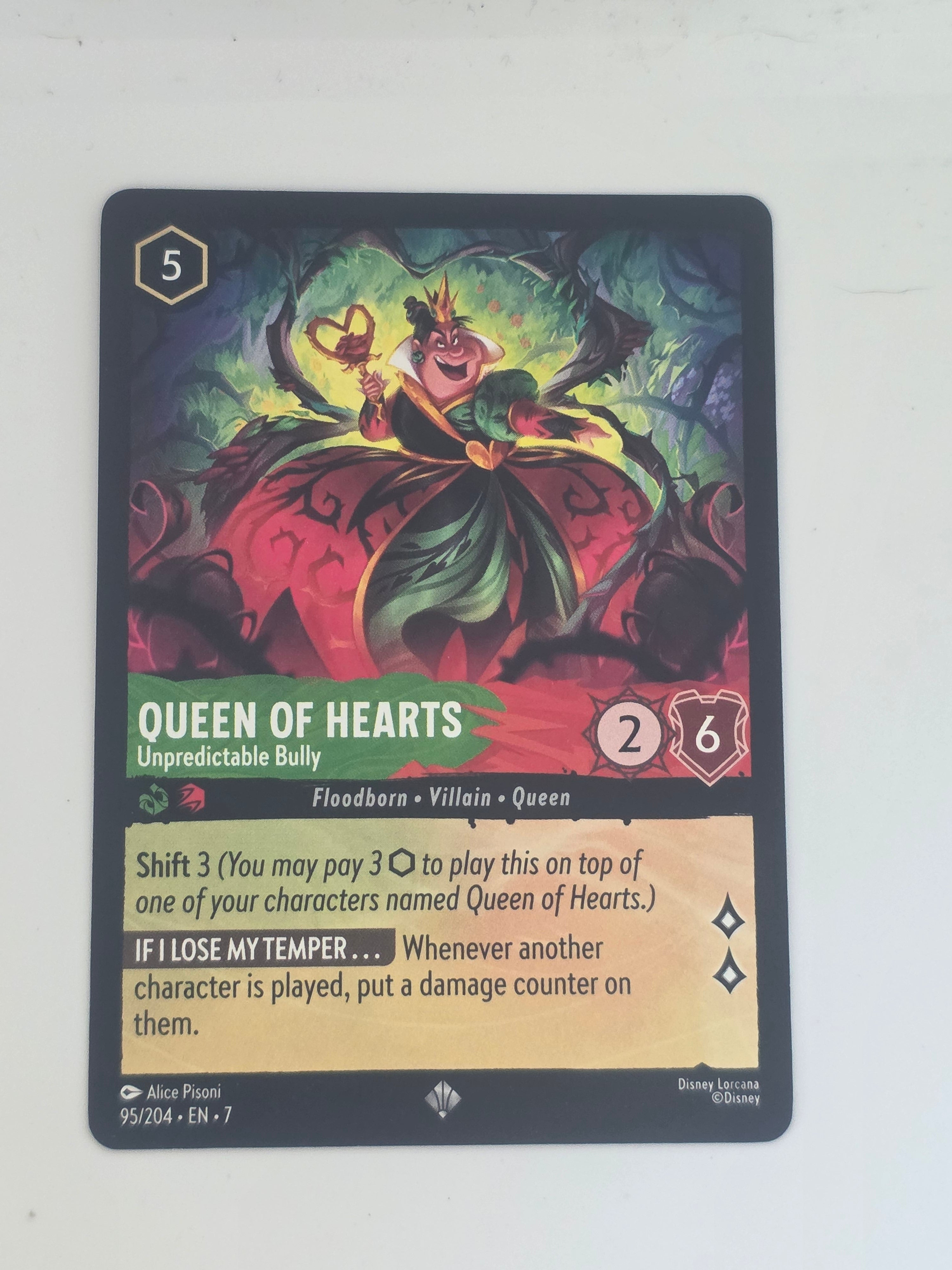 Archazia's Island | #95/204 | Queen of Hearts - Unpredictable Bully | Super Rare