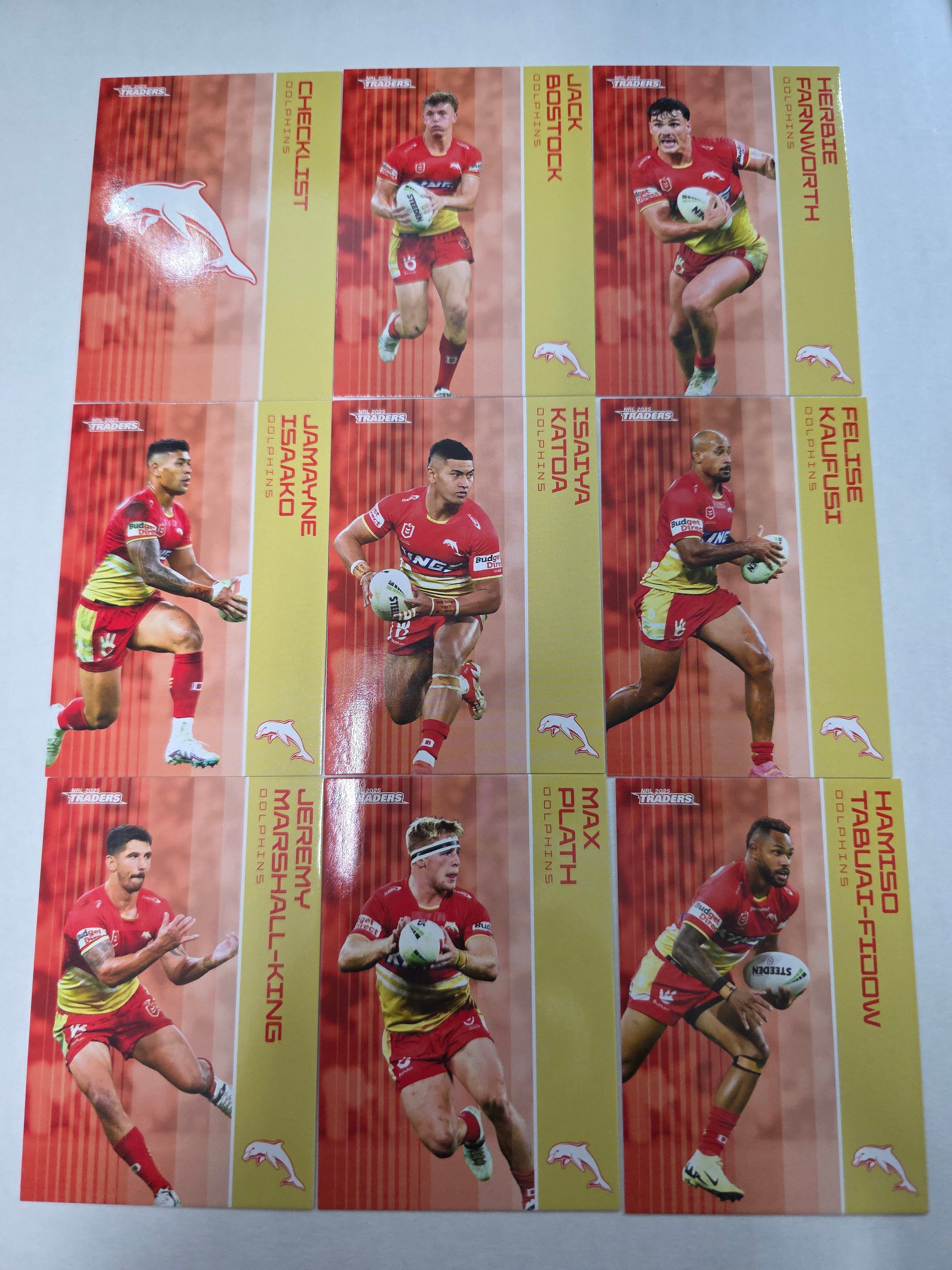 NRL 2025 Traders - Base Team Set 9 Card - Dolphins