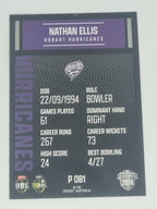 2024-25 LUXE Cricket Traders - Parallel - #P081 - Nathan Ellis - Hurricanes