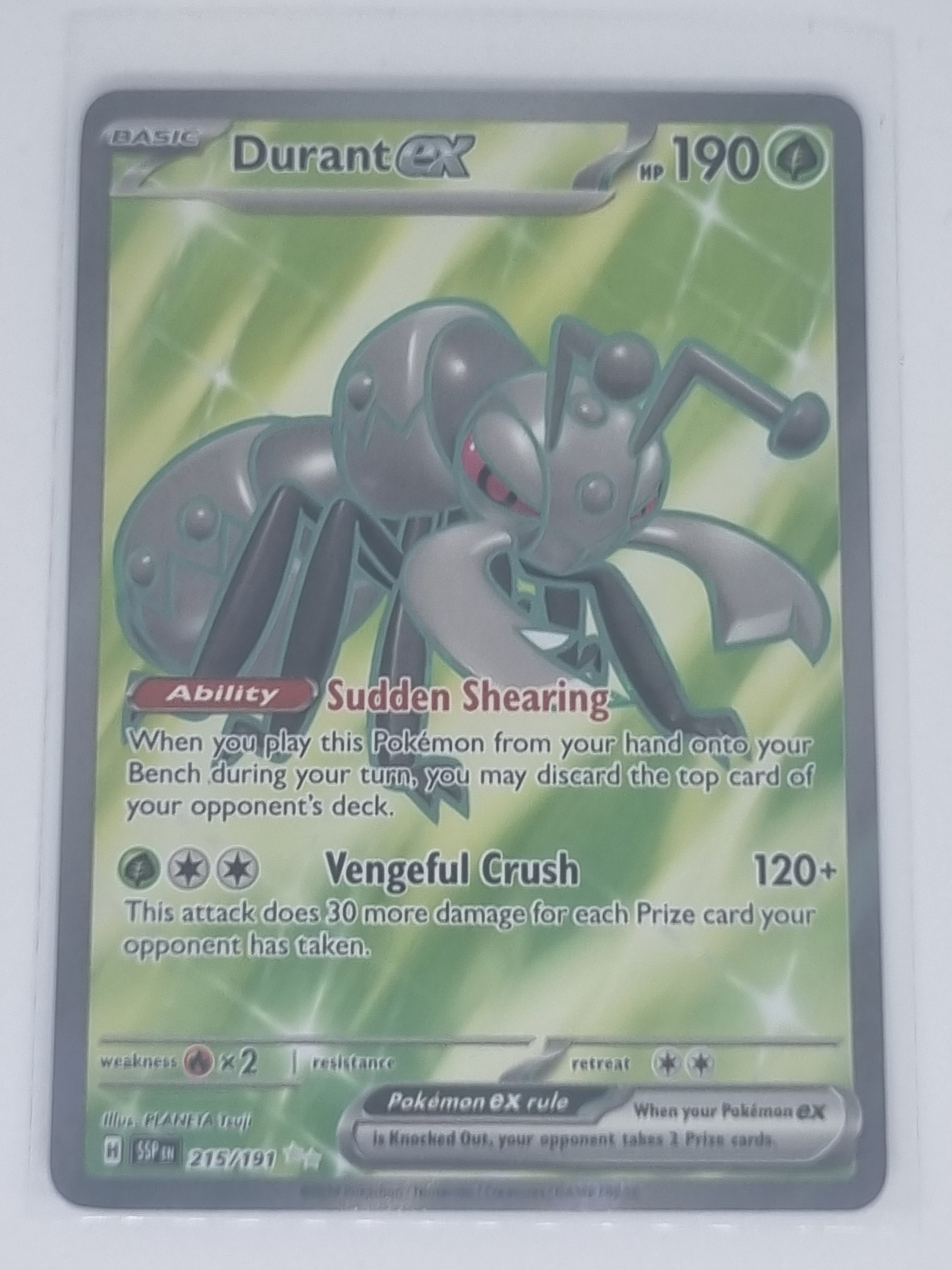 Pokemon TCG - Surging Sparks - #215/191 - Durant EX - Full Art