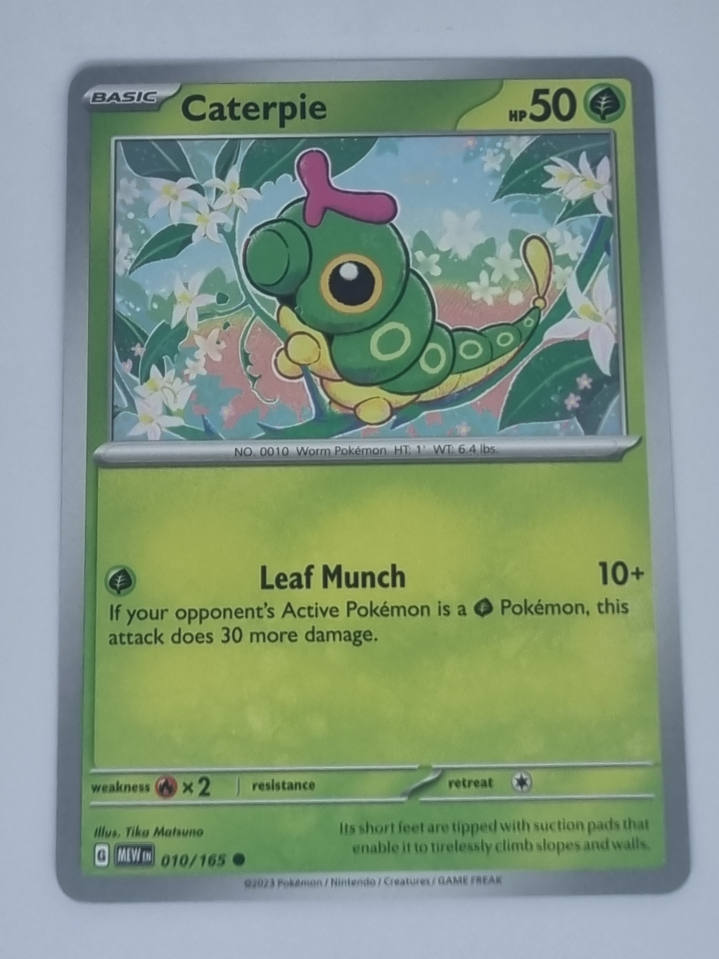 Pokemon TCG - Pokemon 151 - #010/165 - Caterpie - Common