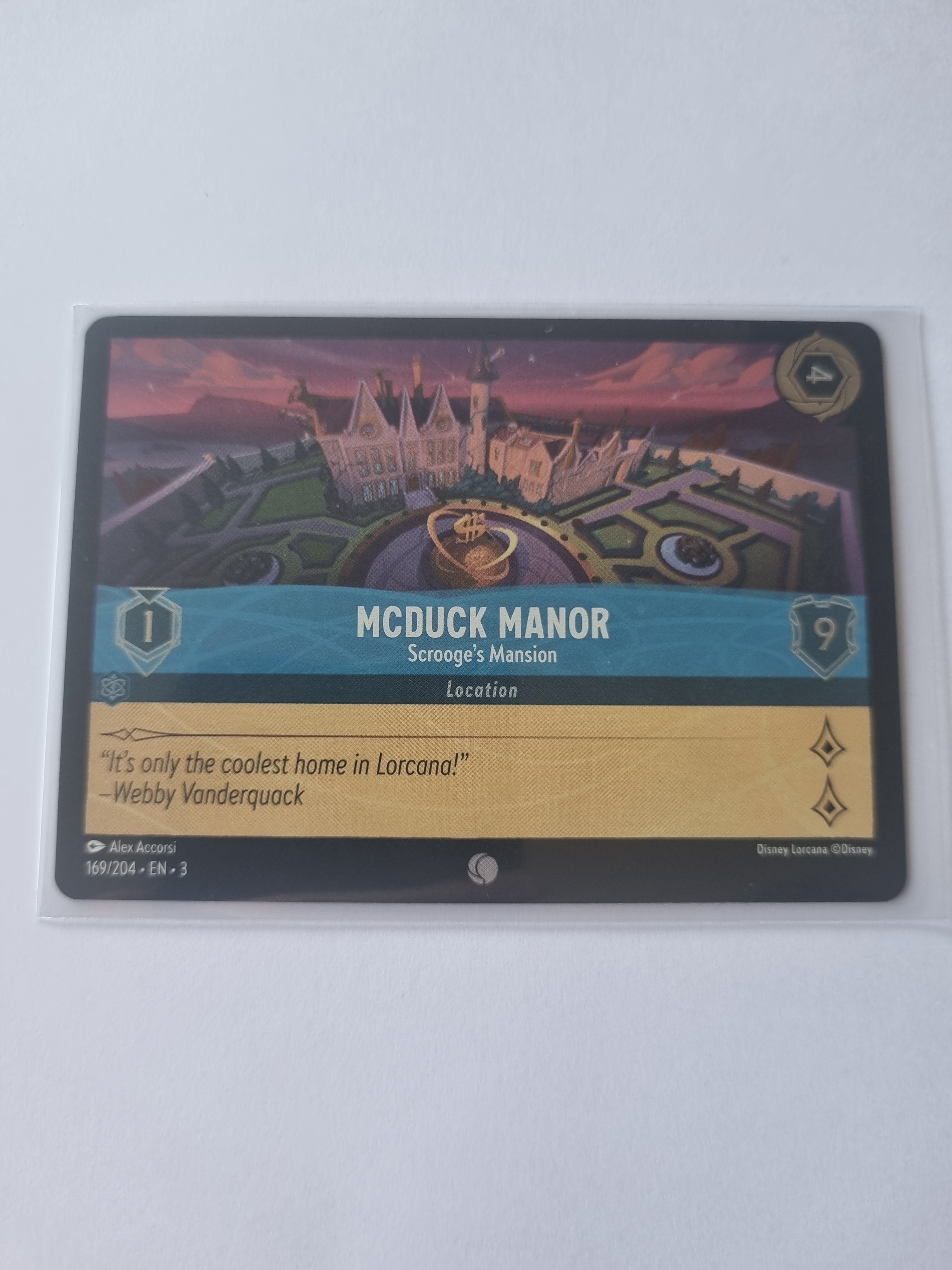 Into the Inklands Coldfoil McDuck Manor - Scrooge's Mansion 169/204 Common