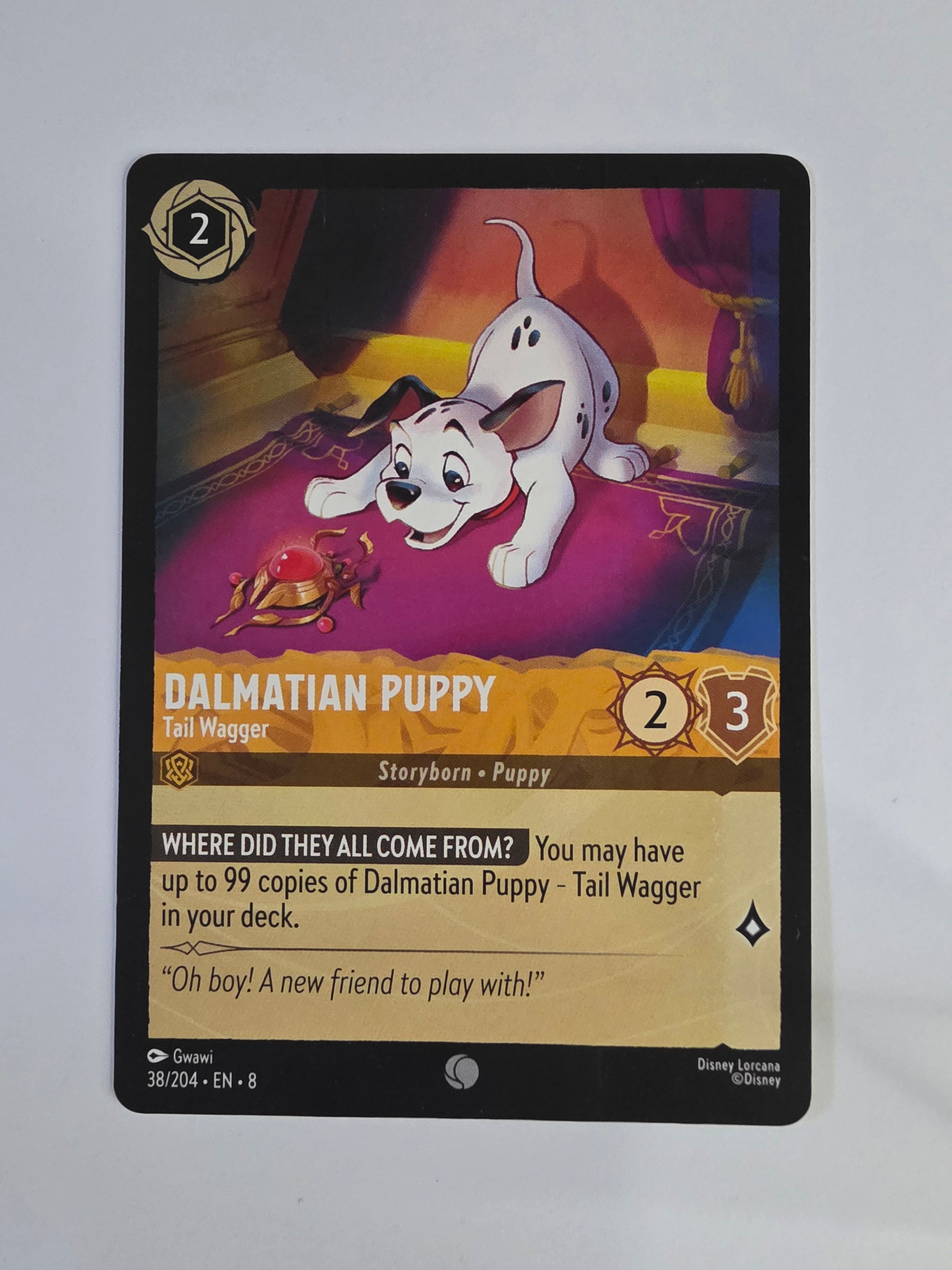 Disney Lorcana Reign of Jafar | Dalmatian Puppy Tail Wagger | #038 | Common
