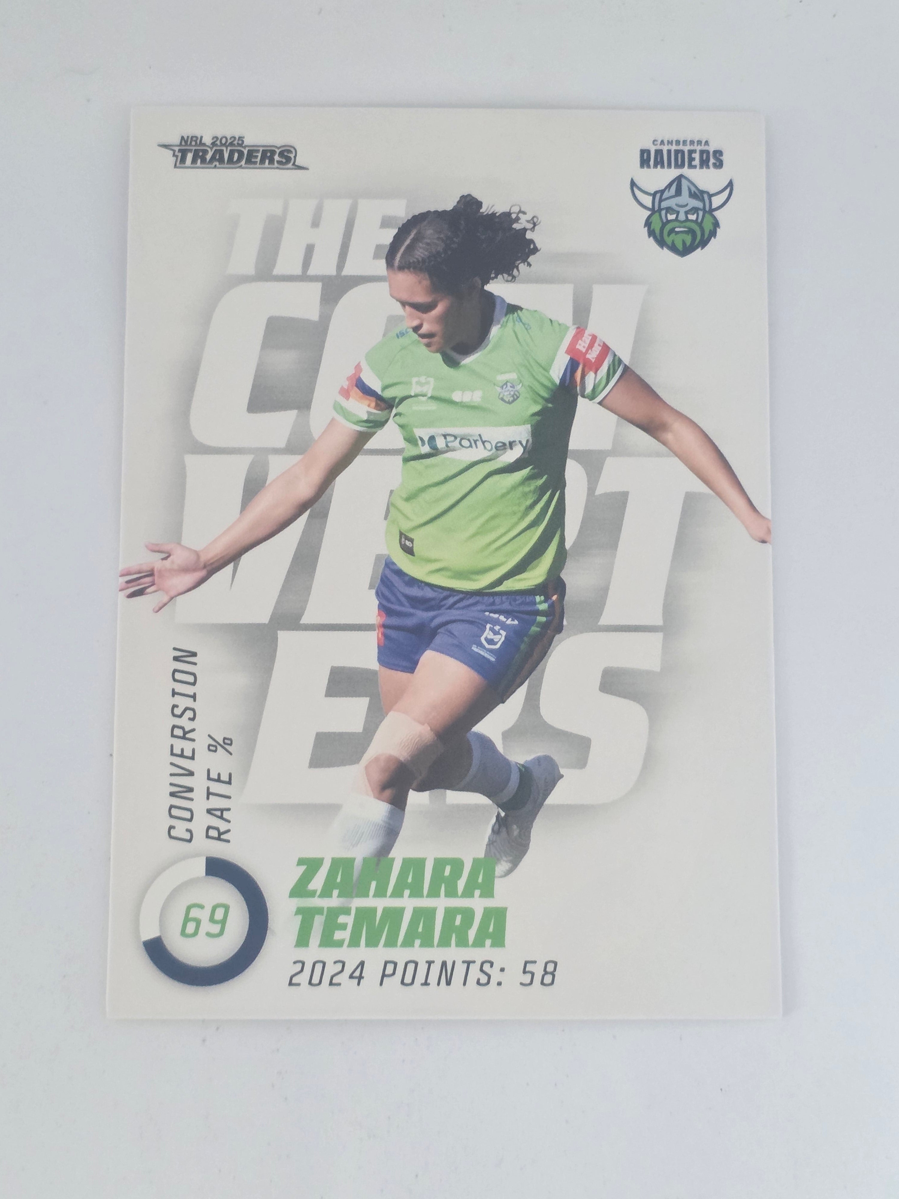 NRL 2025 Traders | Converters | #TC19 | Zahara Temara | Raiders