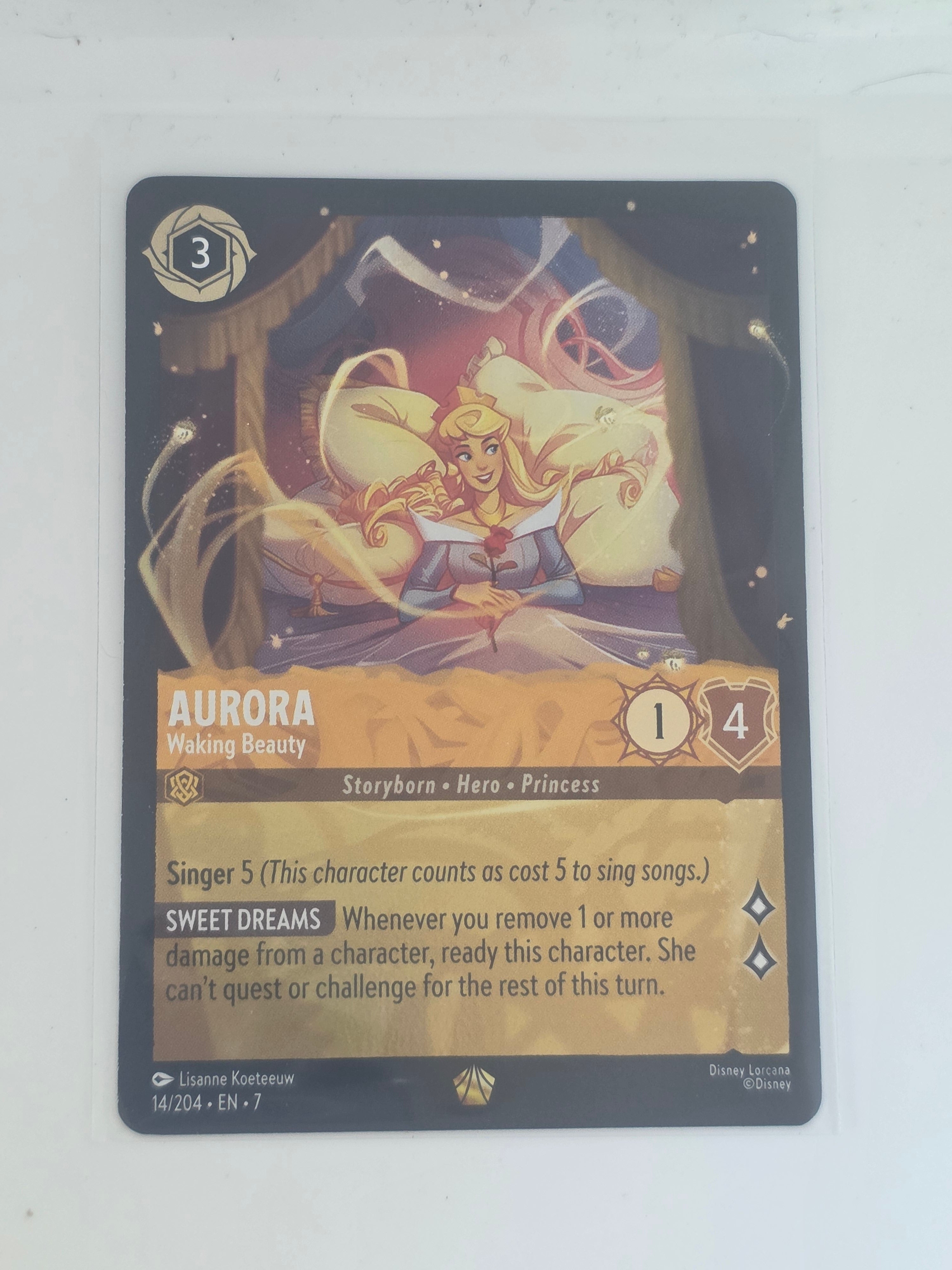 Lorcana | Archazia's Island COLDFOIL #14/204 Aurora - Waking Beauty | Legendary