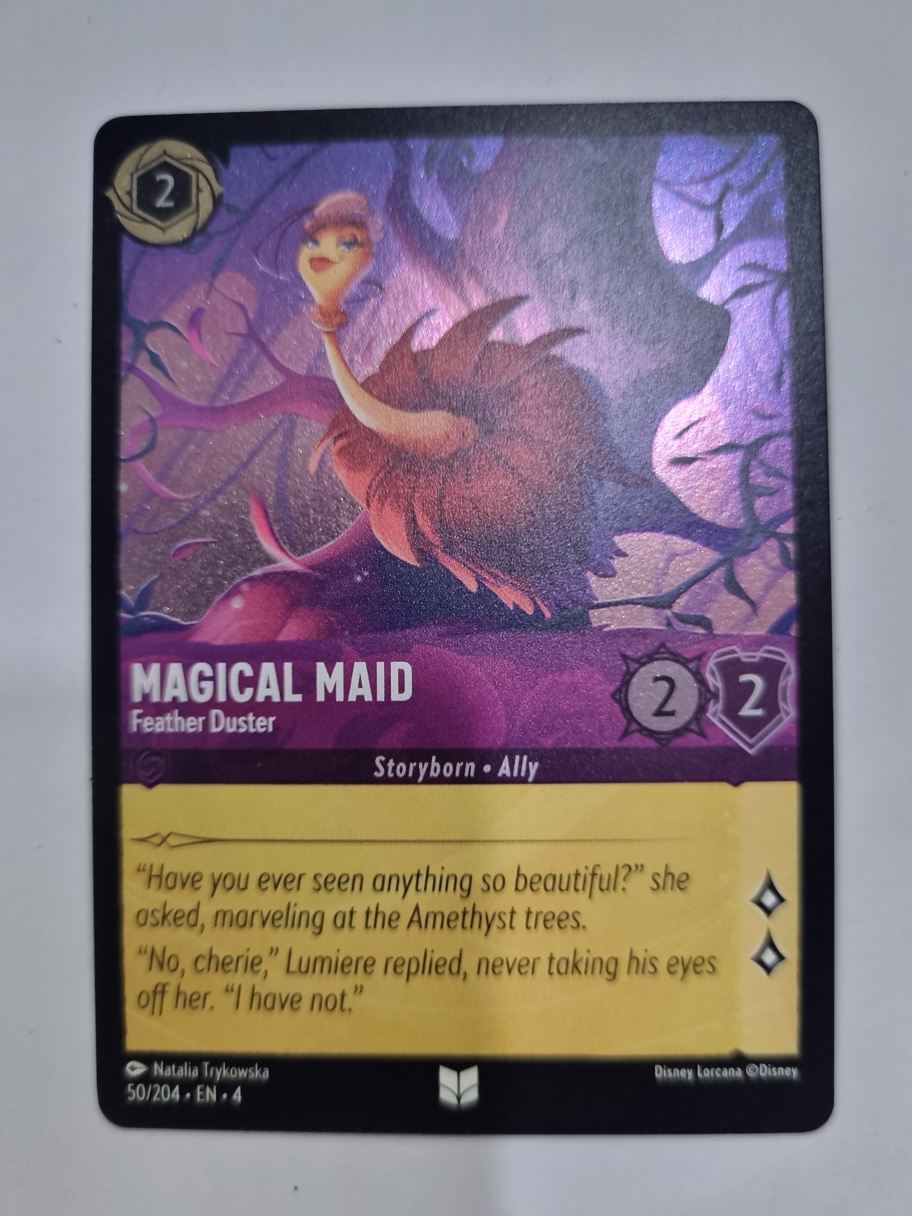 Ursula's Return - Coldfoil - Magical Maid - Feather Duster - 50/204 - Uncommon