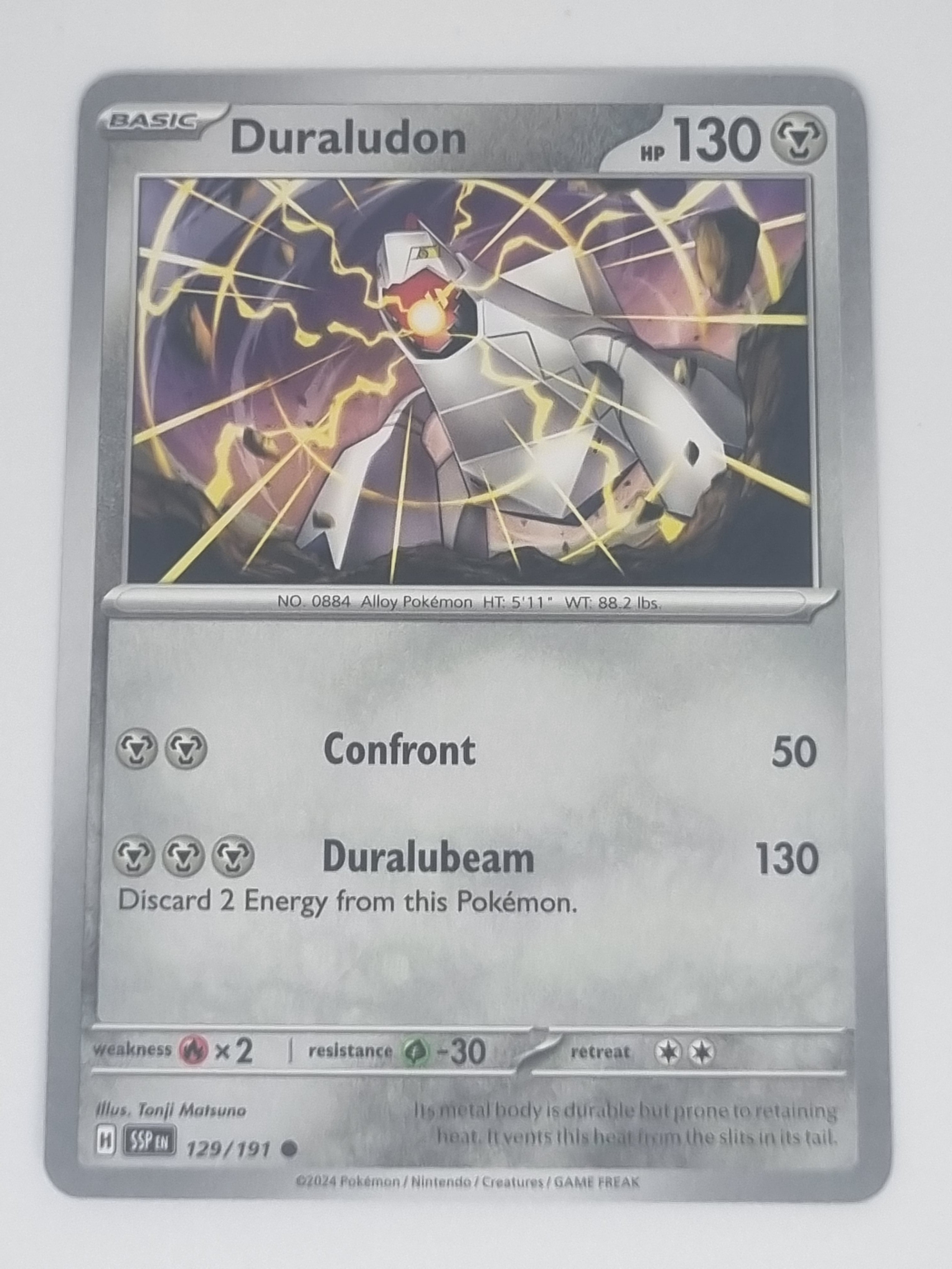 Pokemon TCG - Surging Sparks - #129/191 - Duraludon - Common