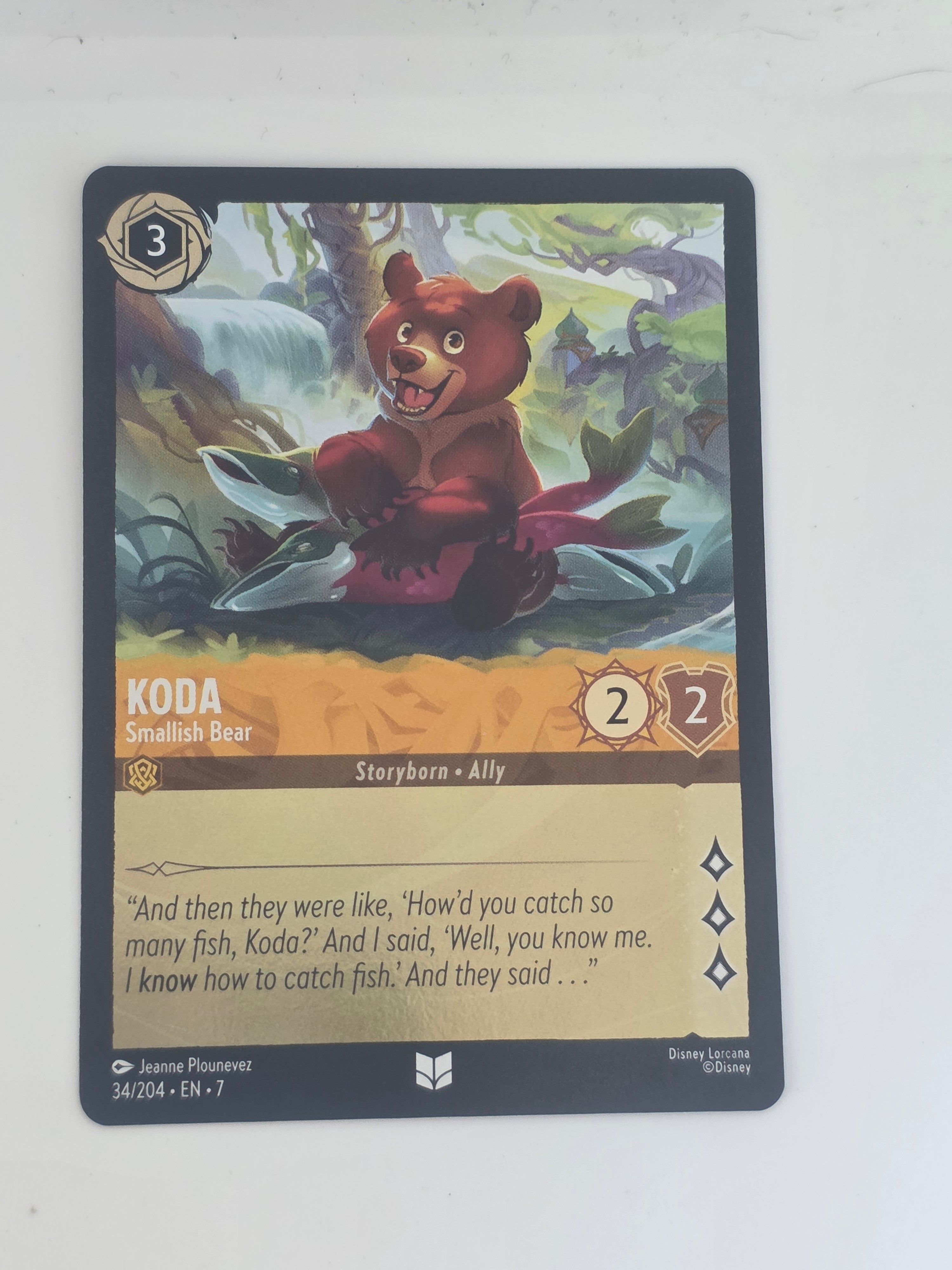 Lorcana | Archazia's Island COLDFOIL #34/204 | Koda - Little Teddy Bear | U/C